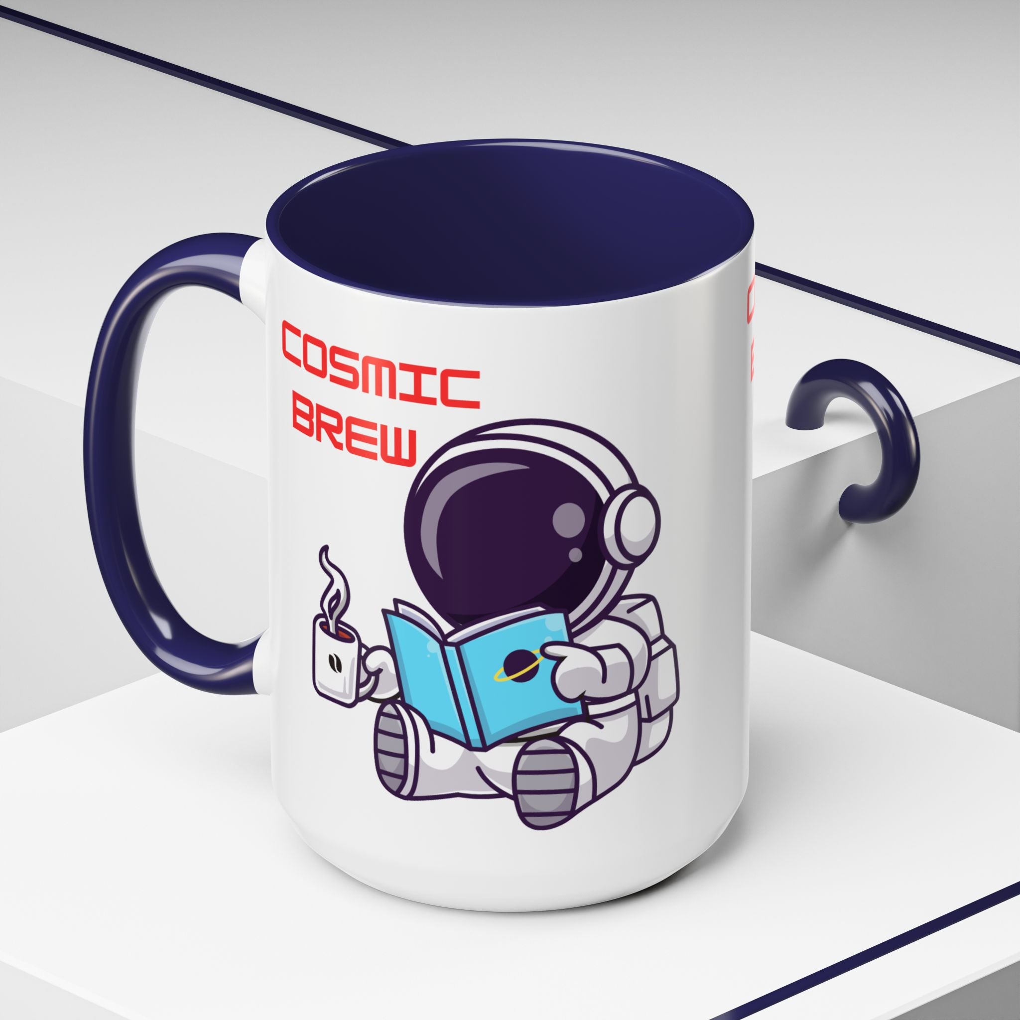 Cosmic Brew Astronaut Coffee Mug | Accent Ceramic Mug
