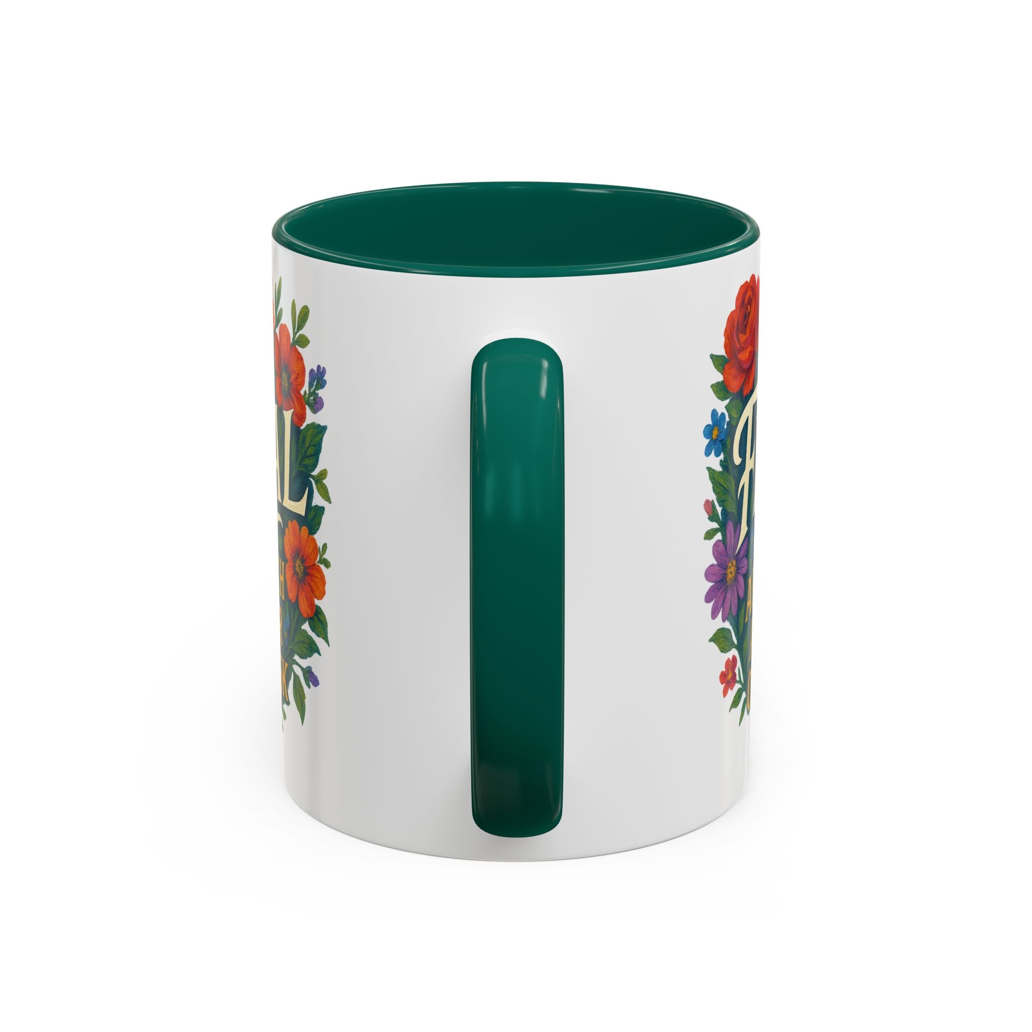 Feral Approach at Your Own Risk Mug | Floral Illustration, Ceramic Coffee Cup
