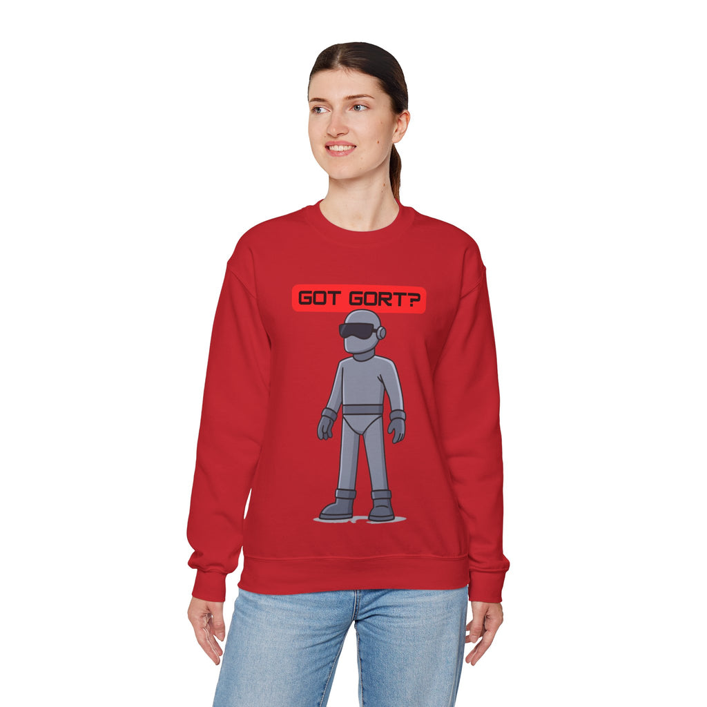 Got Gort? Unisex Crewneck Sweatshirt - Cool Casual Wear, Fun Graphic Hoodie, Perfect Gift for Friends, Everyday Comfort