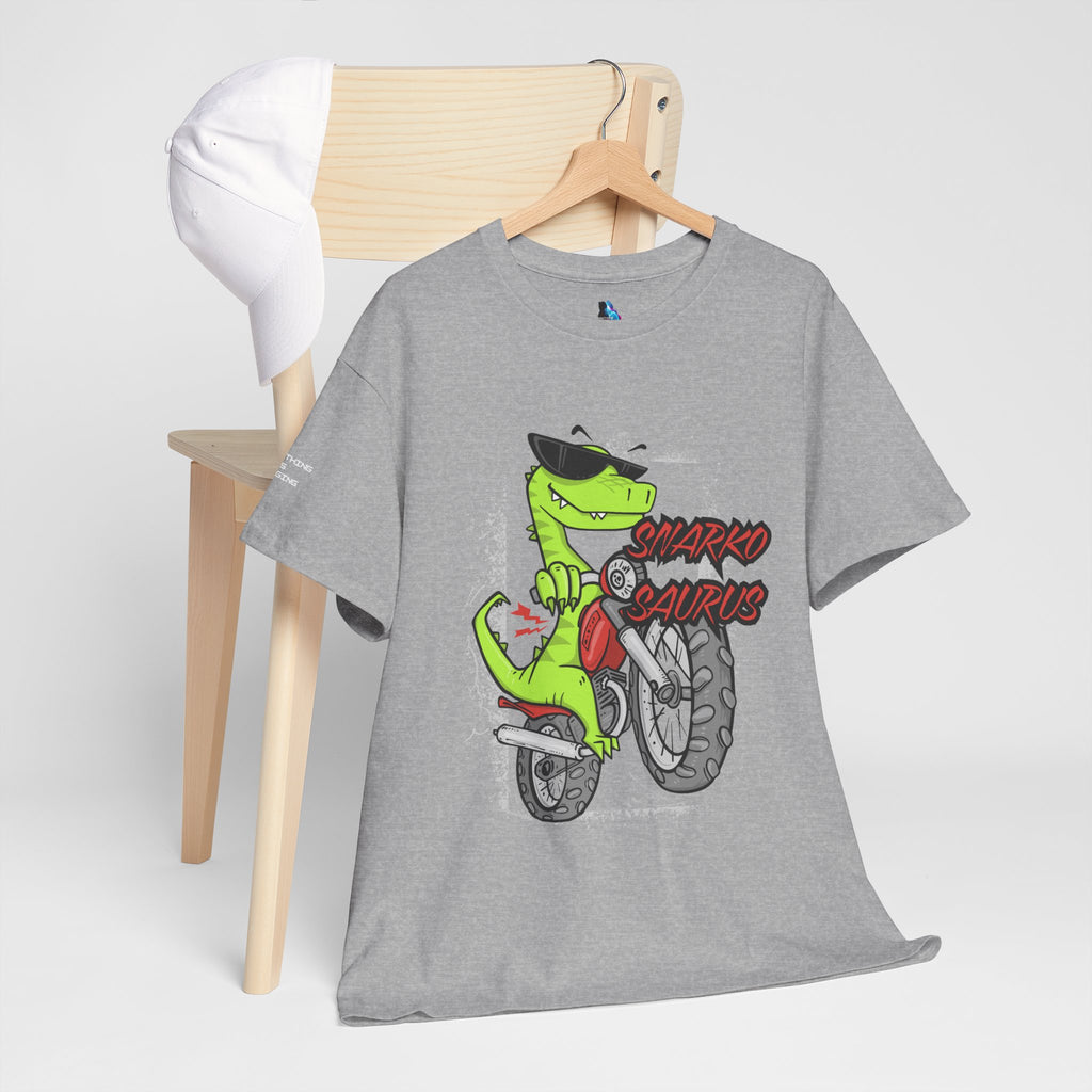 Snarkosaurus Cool Graphic Tee for Dinosaur Lovers | Unisex Heavy Cotton Tee