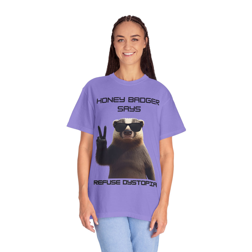 Honey Badger Refuse Dystopia T-Shirt