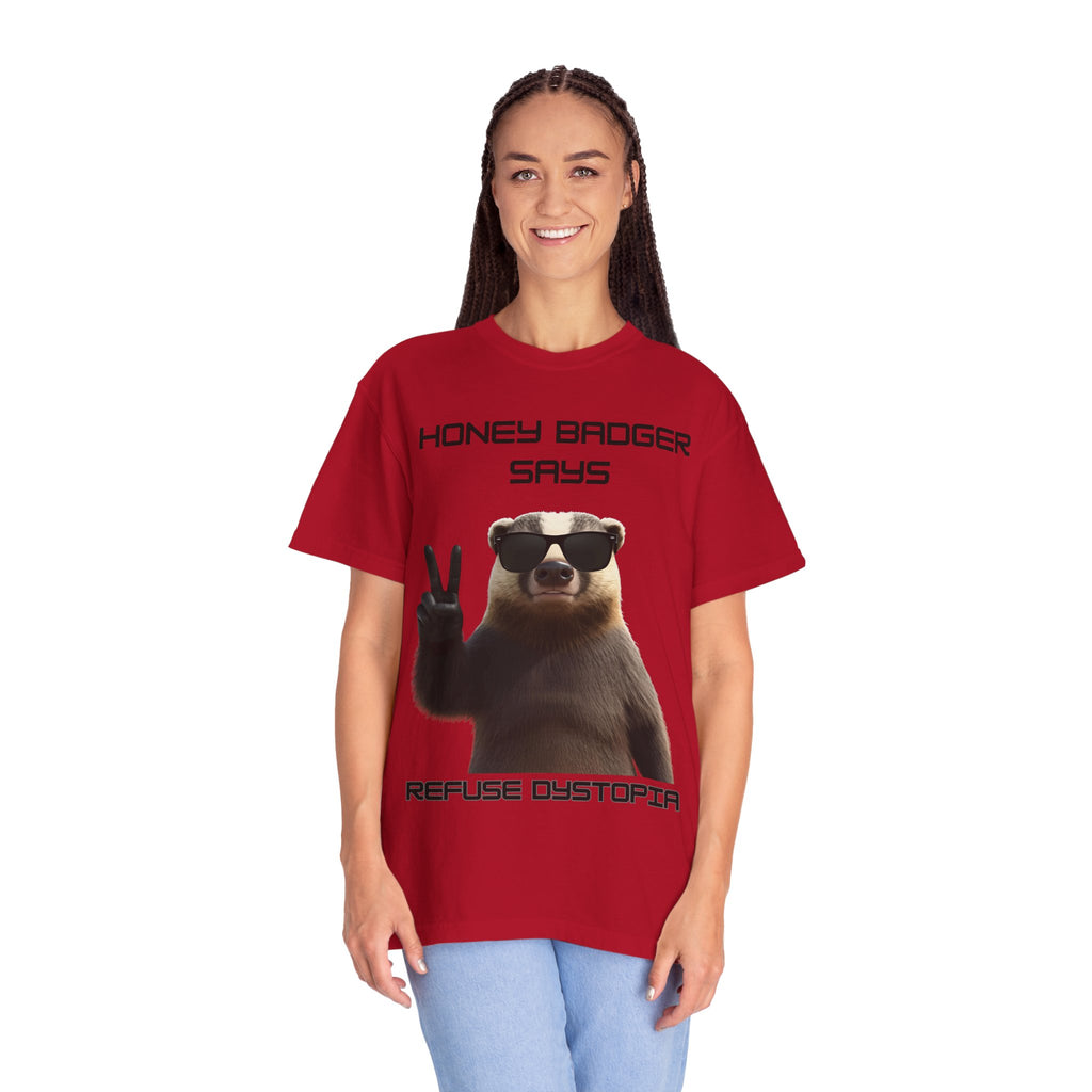 Honey Badger Refuse Dystopia T-Shirt