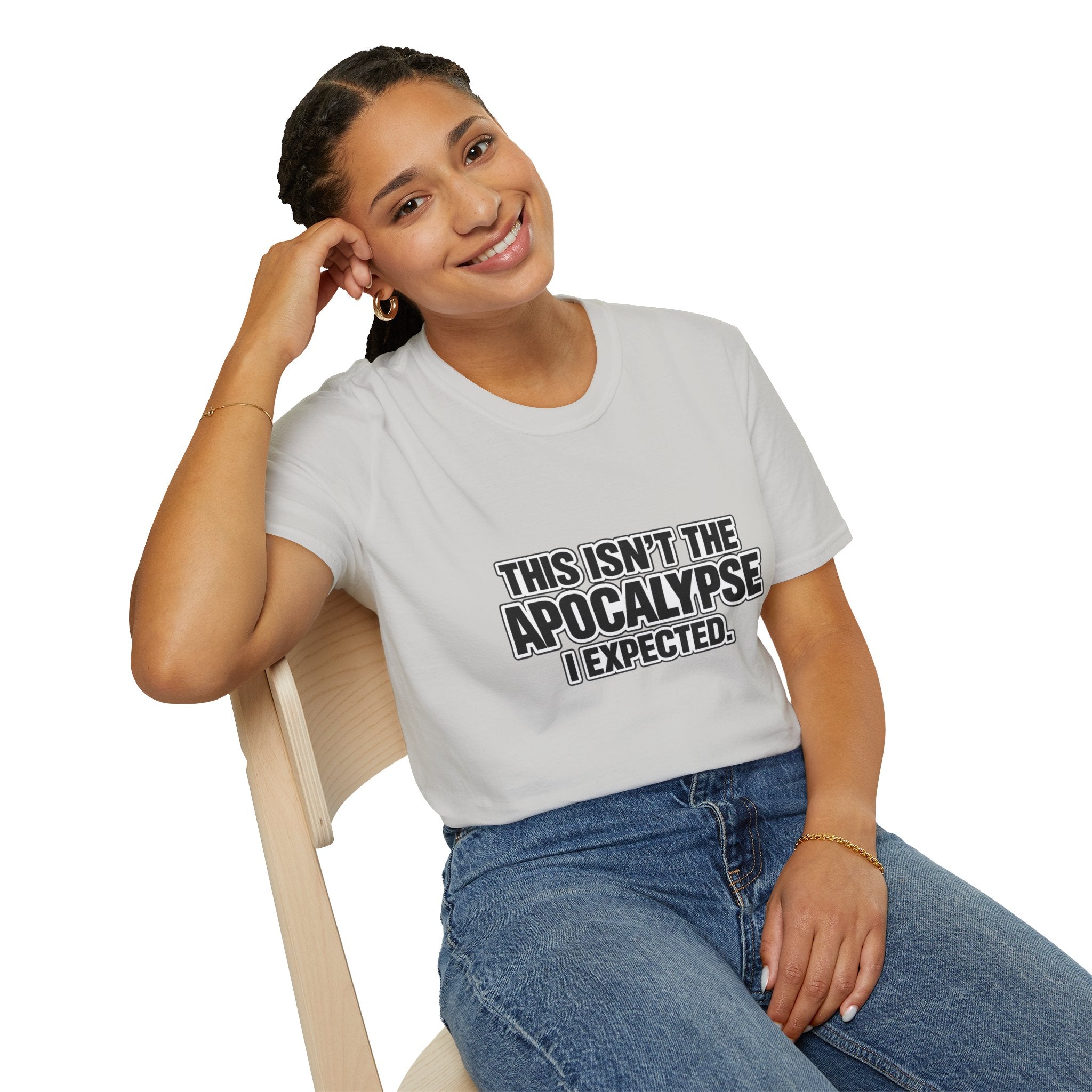 This Isn't the Apocalypse I Expected T-Shirt | Funny Sarcastic Phrase Comfort Colors Tee