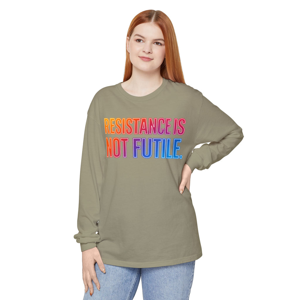 Resistance Is Not Futile Long Sleeve  Rally for Freedom Tee
