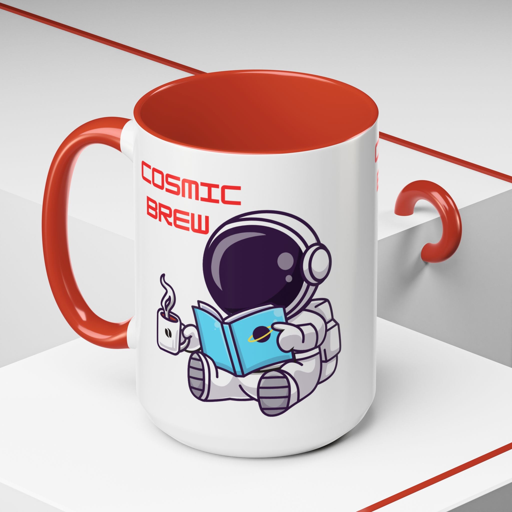 Cosmic Brew Astronaut Coffee Mug | Accent Ceramic Mug