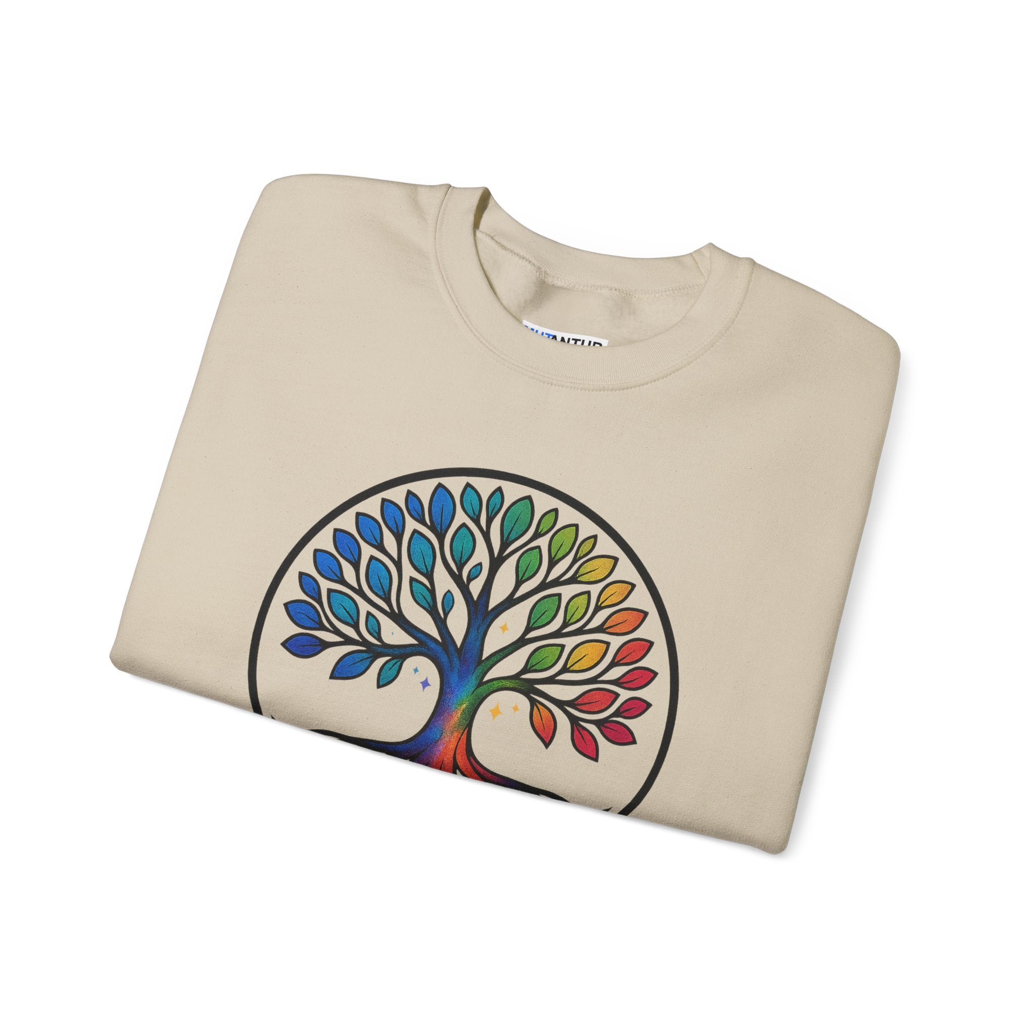 Rainbow Tree of Life Graphic Crewneck sweatshirt