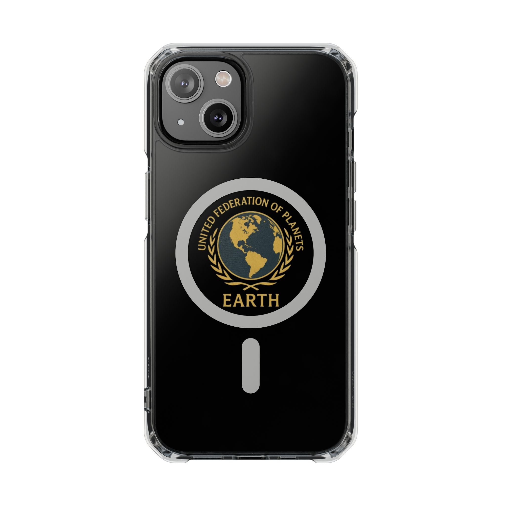 United Federation of Planets Earth Logo Magnetic Clear Case | Phone Case