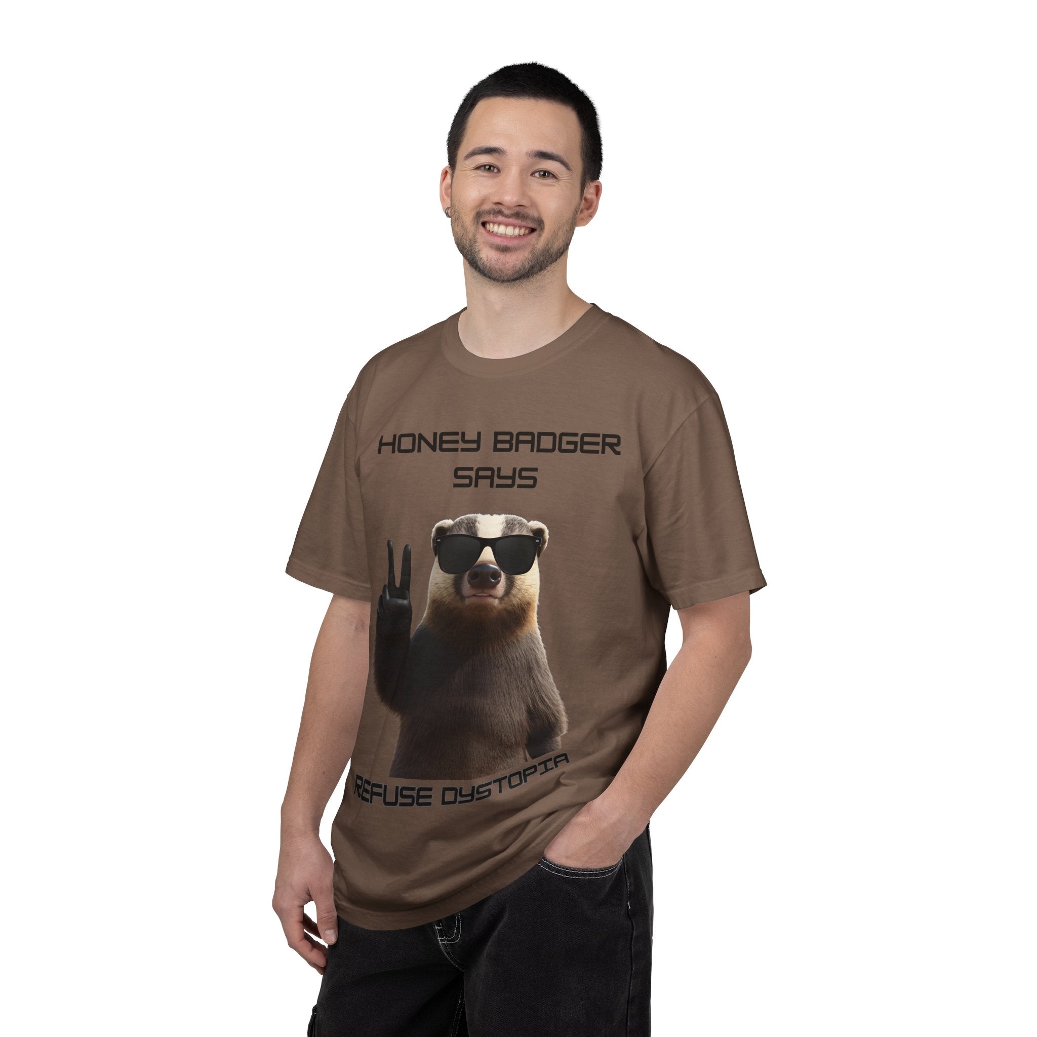 Honey Badger Refuse Dystopia T-Shirt