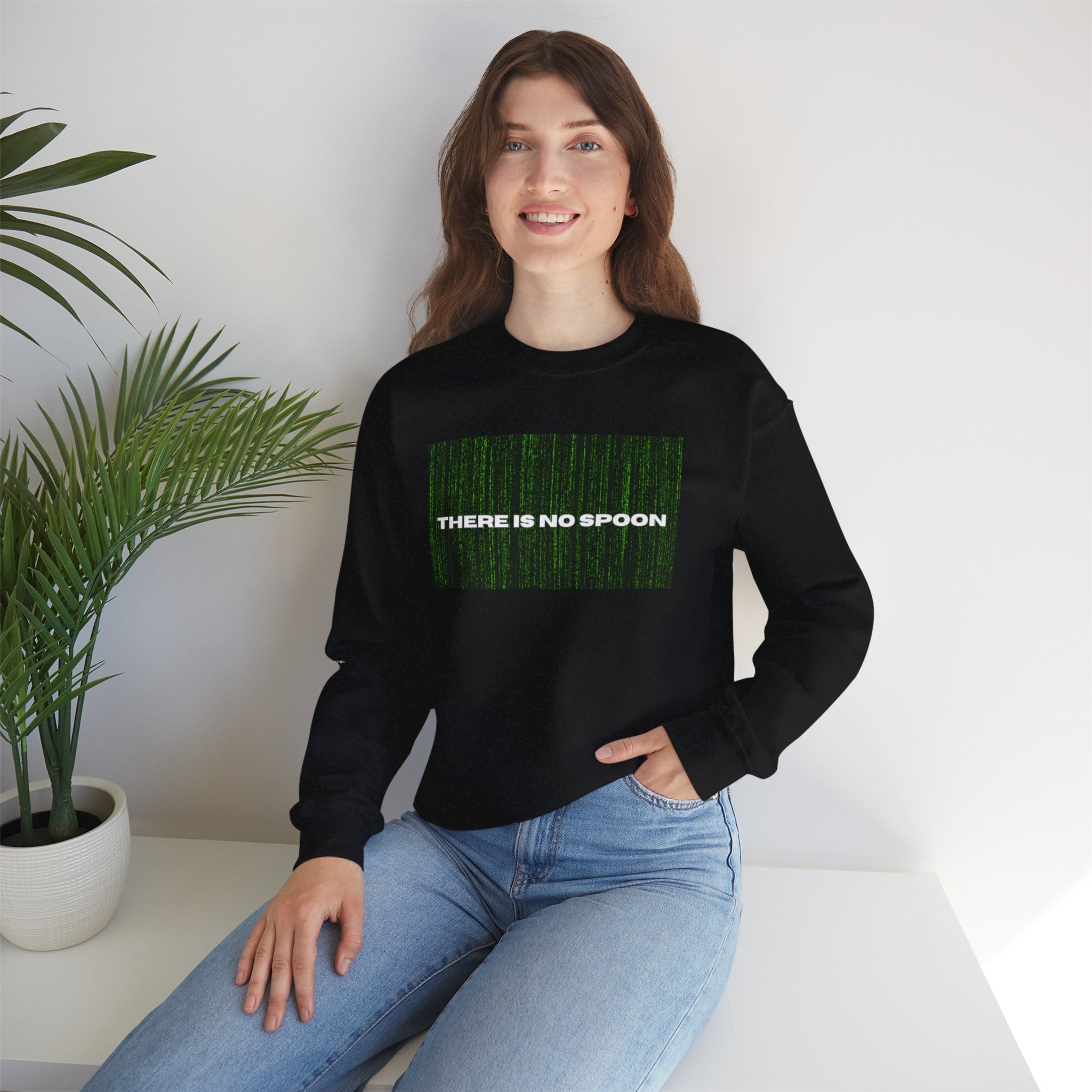 There is no spoon , The Matrix was a documentary, Unisex Crewneck Sweatshirt