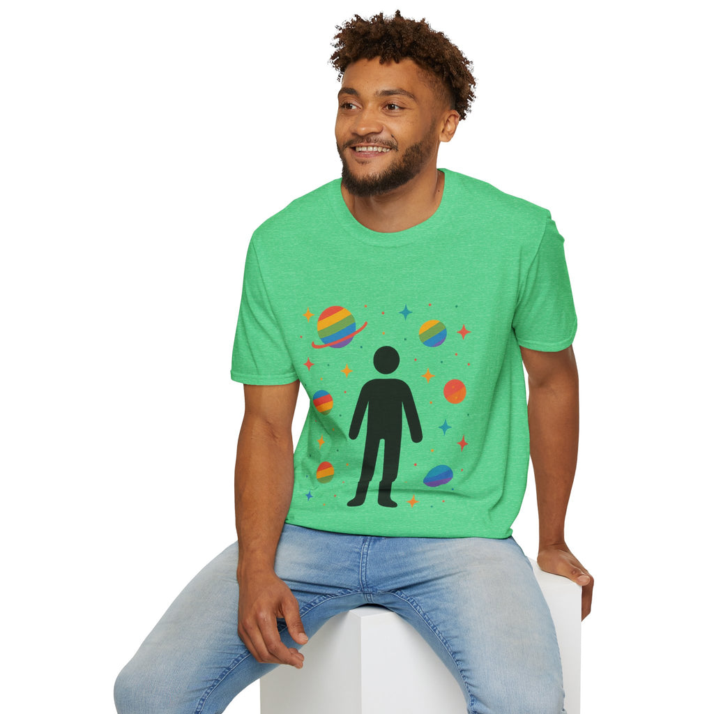 Cosmic Vibe Unisex T-Shirt - Space, Pride, Galaxy,