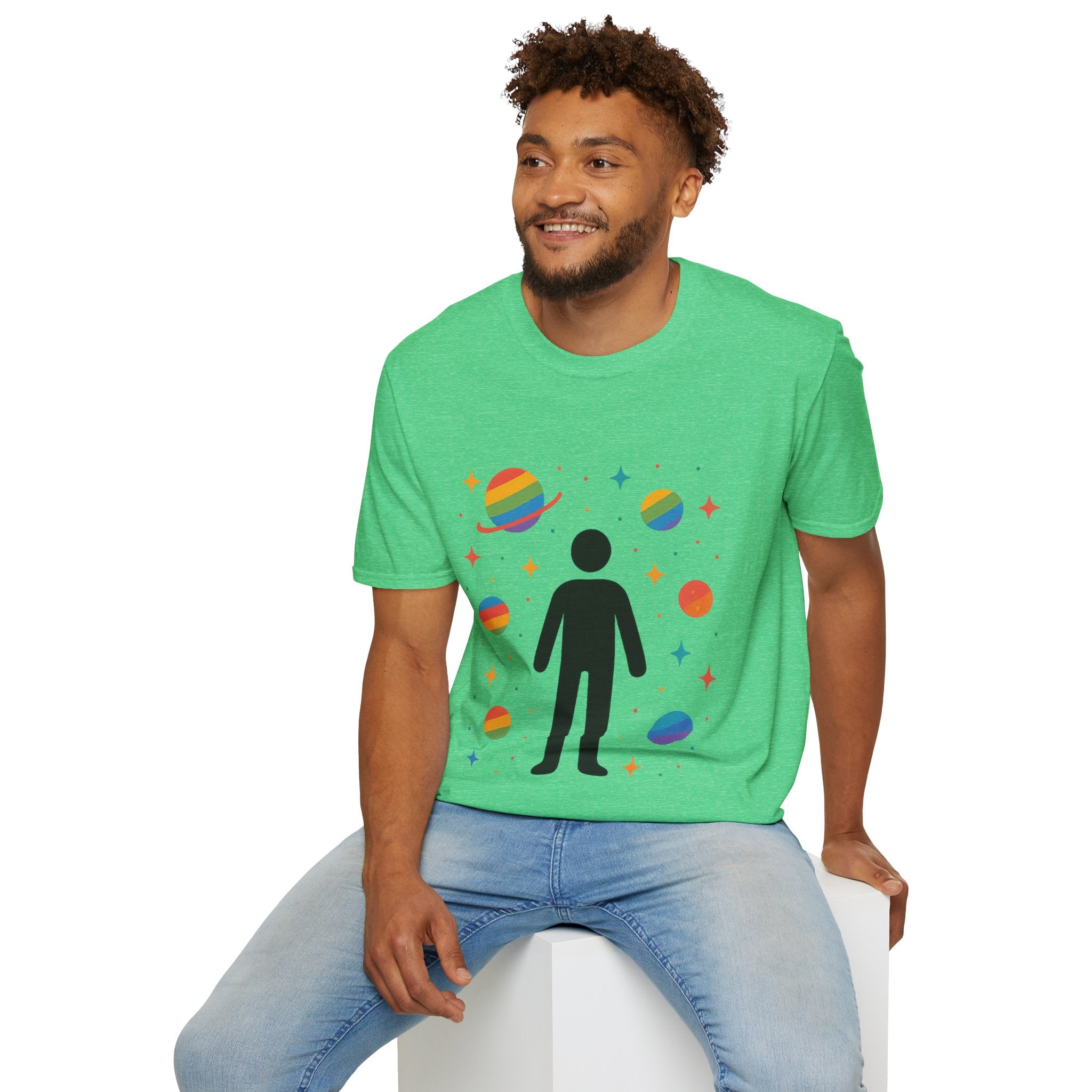 Cosmic Vibe Unisex T-Shirt - Space, Pride, Galaxy,