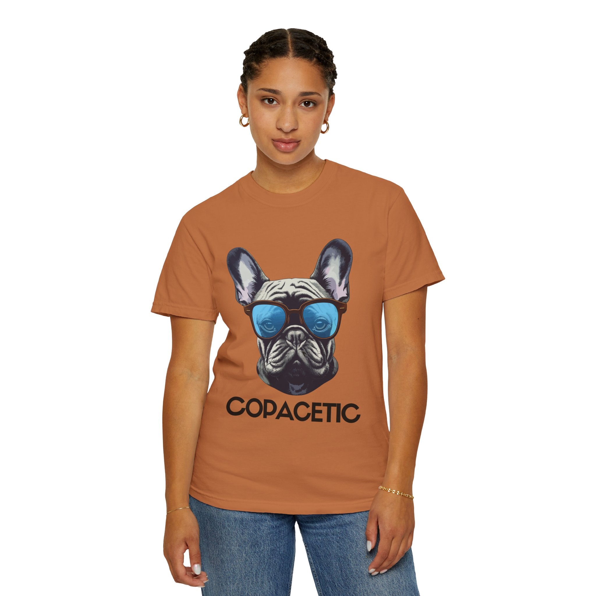 Copacetic French Bulldog T-Shirt, Fun Pet Tee, Gift for Dog Lovers, Unisex Graphic Shirt, Cool Casual Wear, Summer Essential