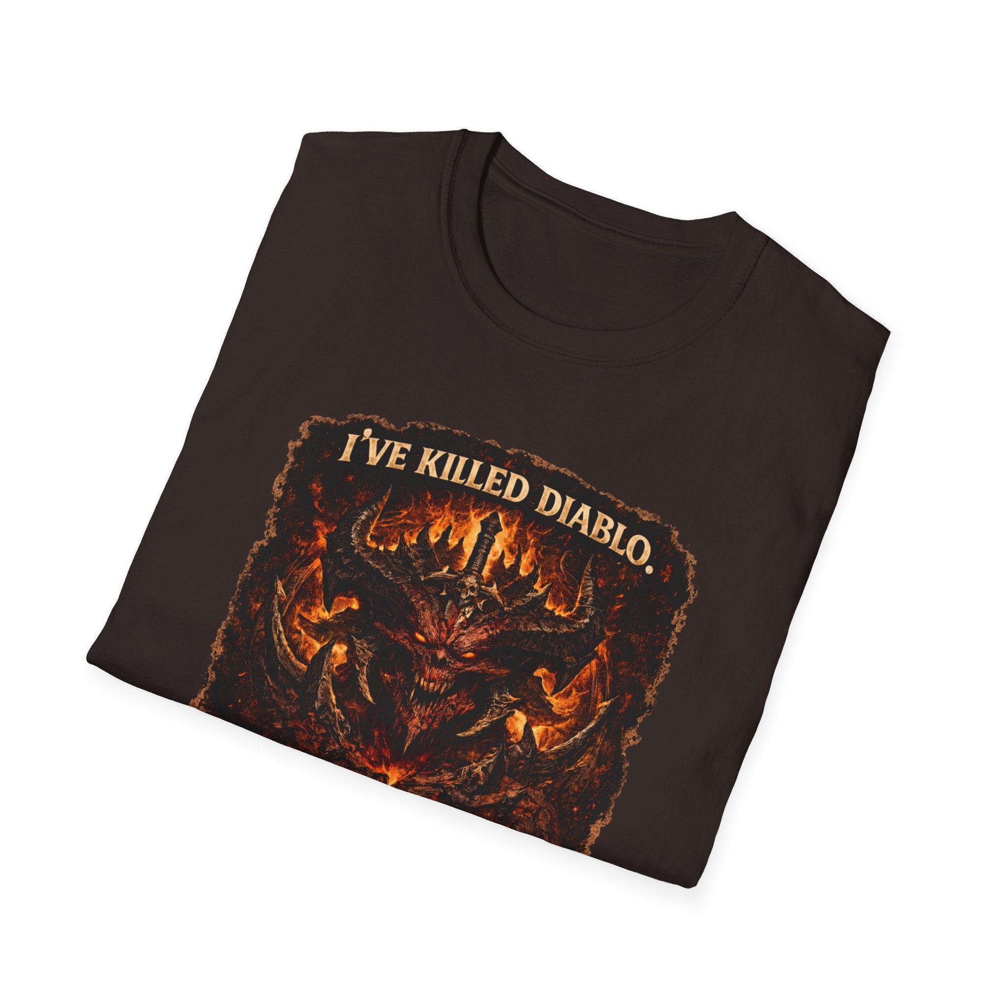Diablo Demon Skull I Can Survive Another Monday T-Shirt