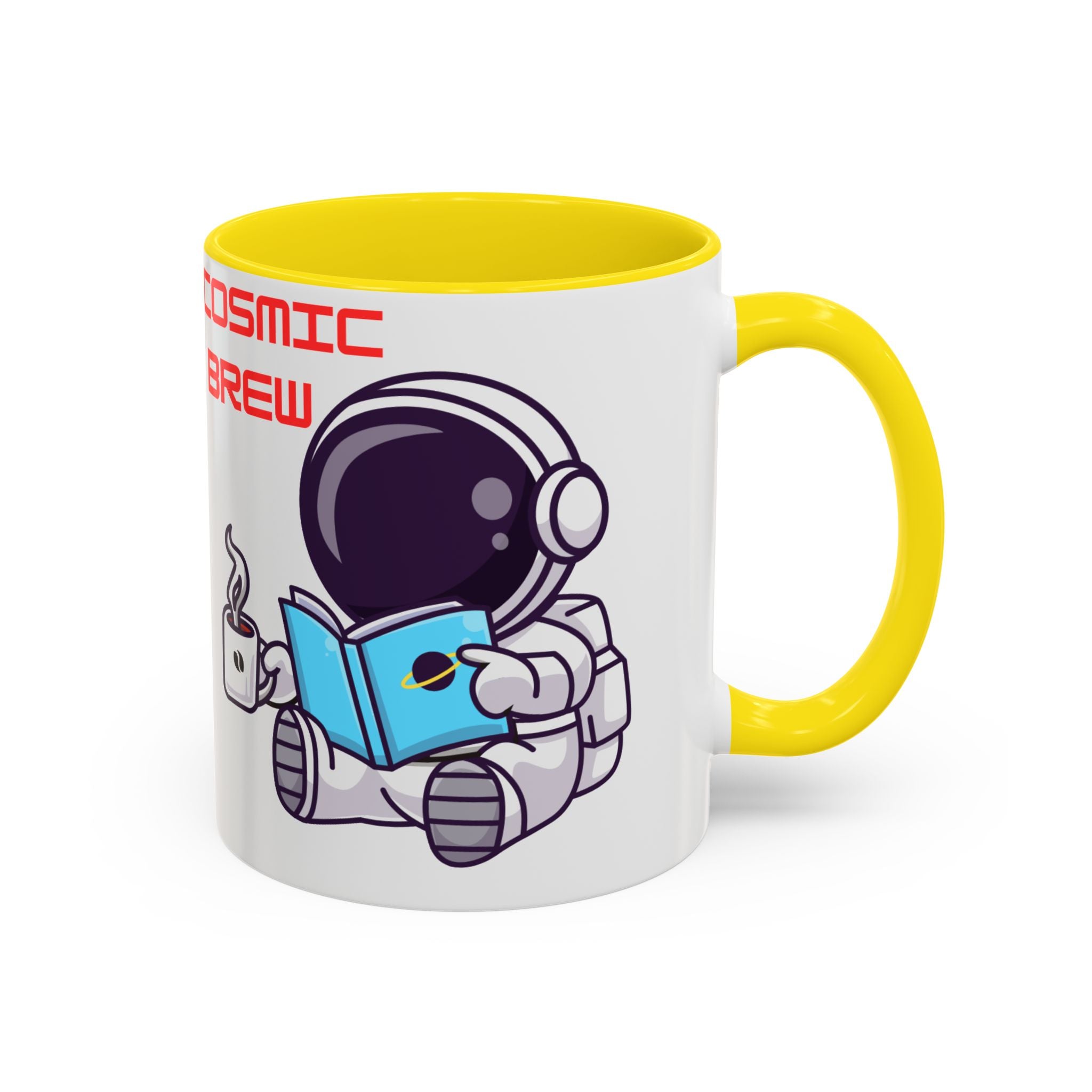 Cosmic Brew Astronaut Coffee Mug | Accent Ceramic Mug
