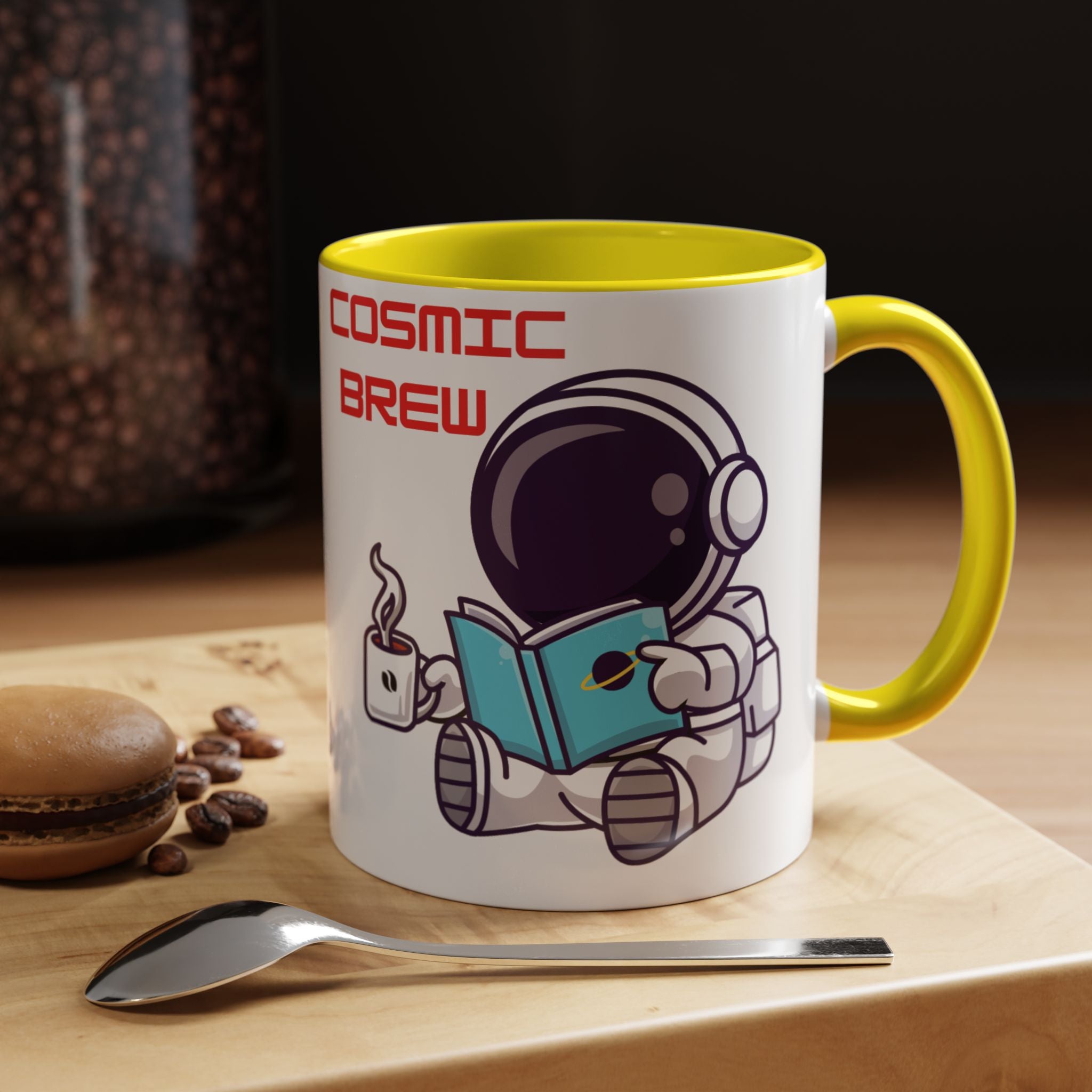 Cosmic Brew Astronaut Coffee Mug | Accent Ceramic Mug