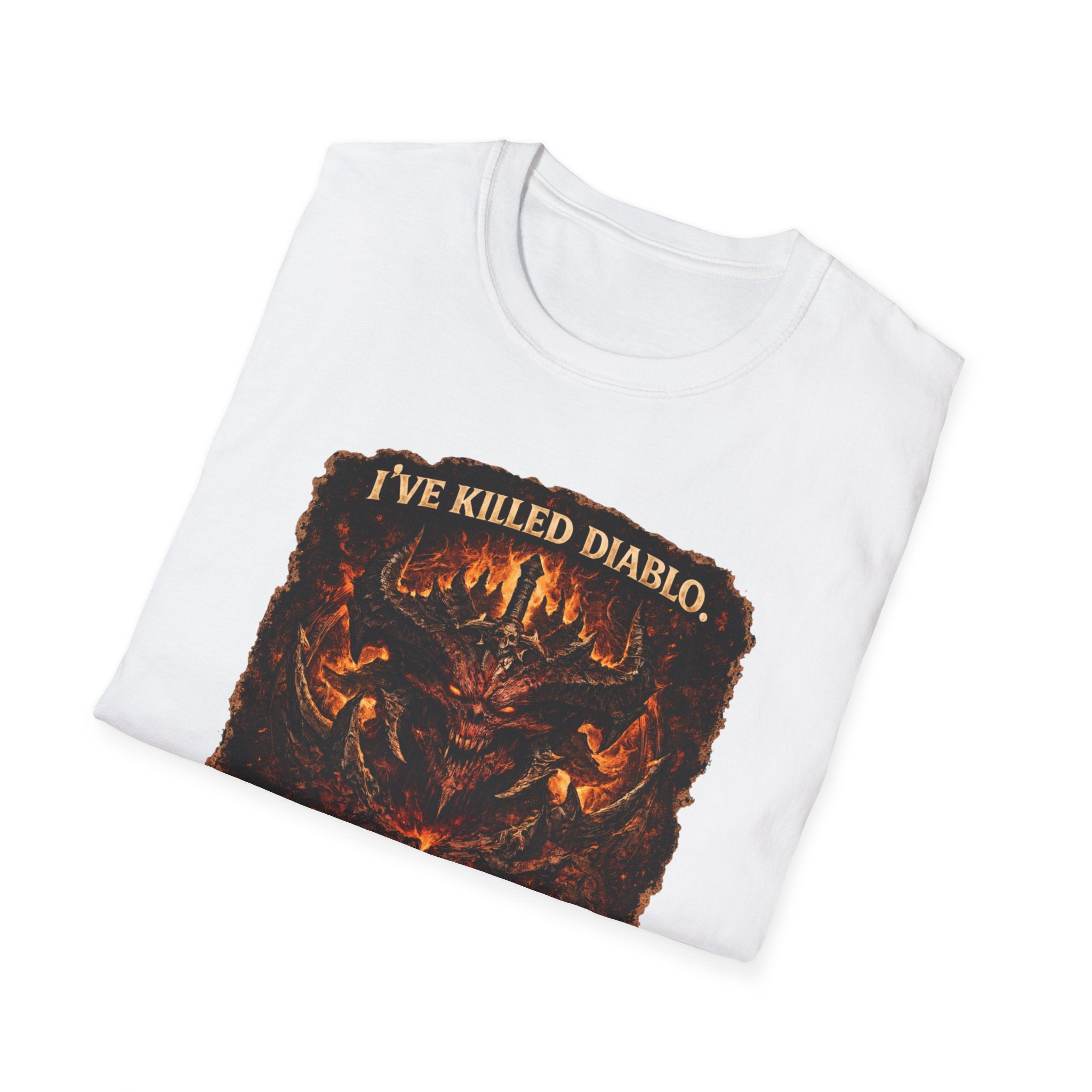 Diablo Demon Skull I Can Survive Another Monday T-Shirt
