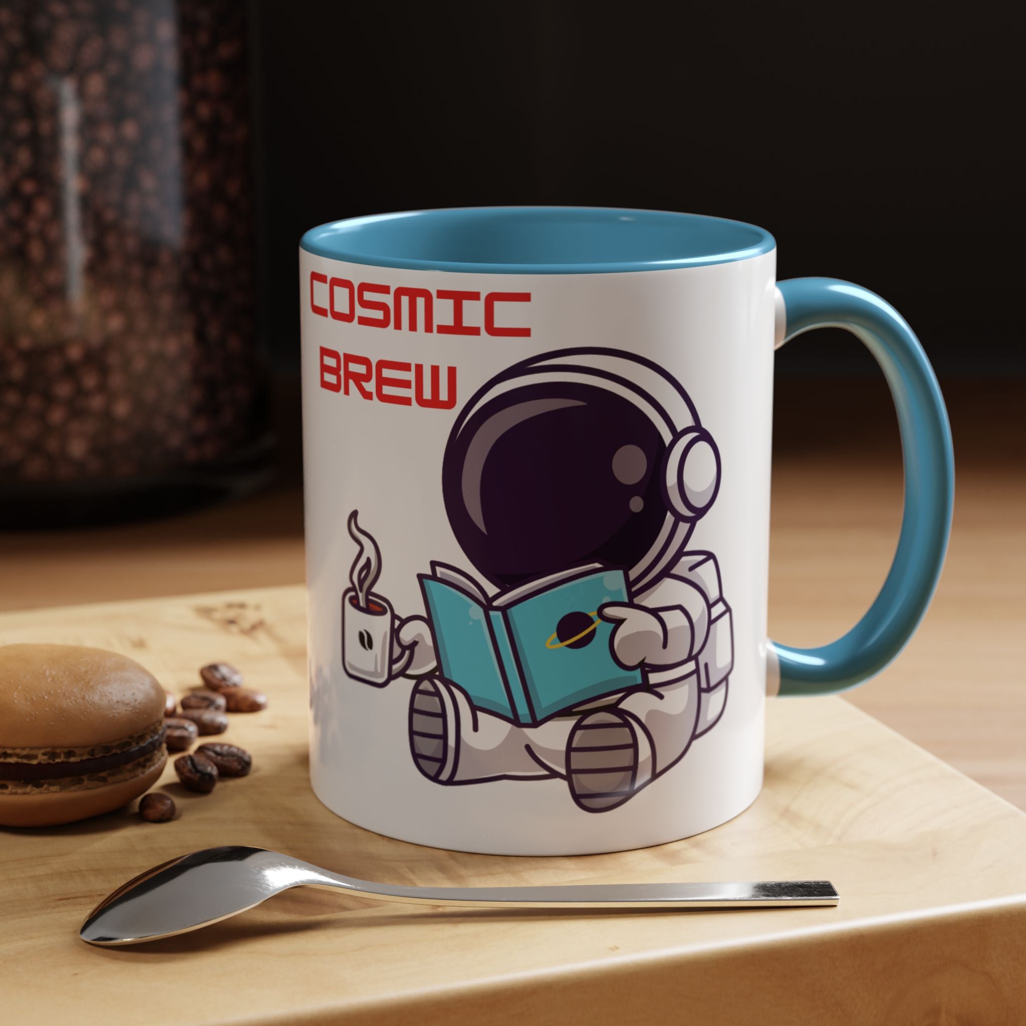 Cosmic Brew Astronaut Coffee Mug | Accent Ceramic Mug