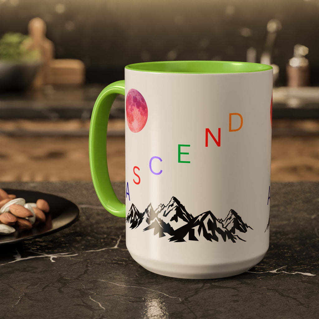 Ascend the Mountain Moon Ceramic Mug