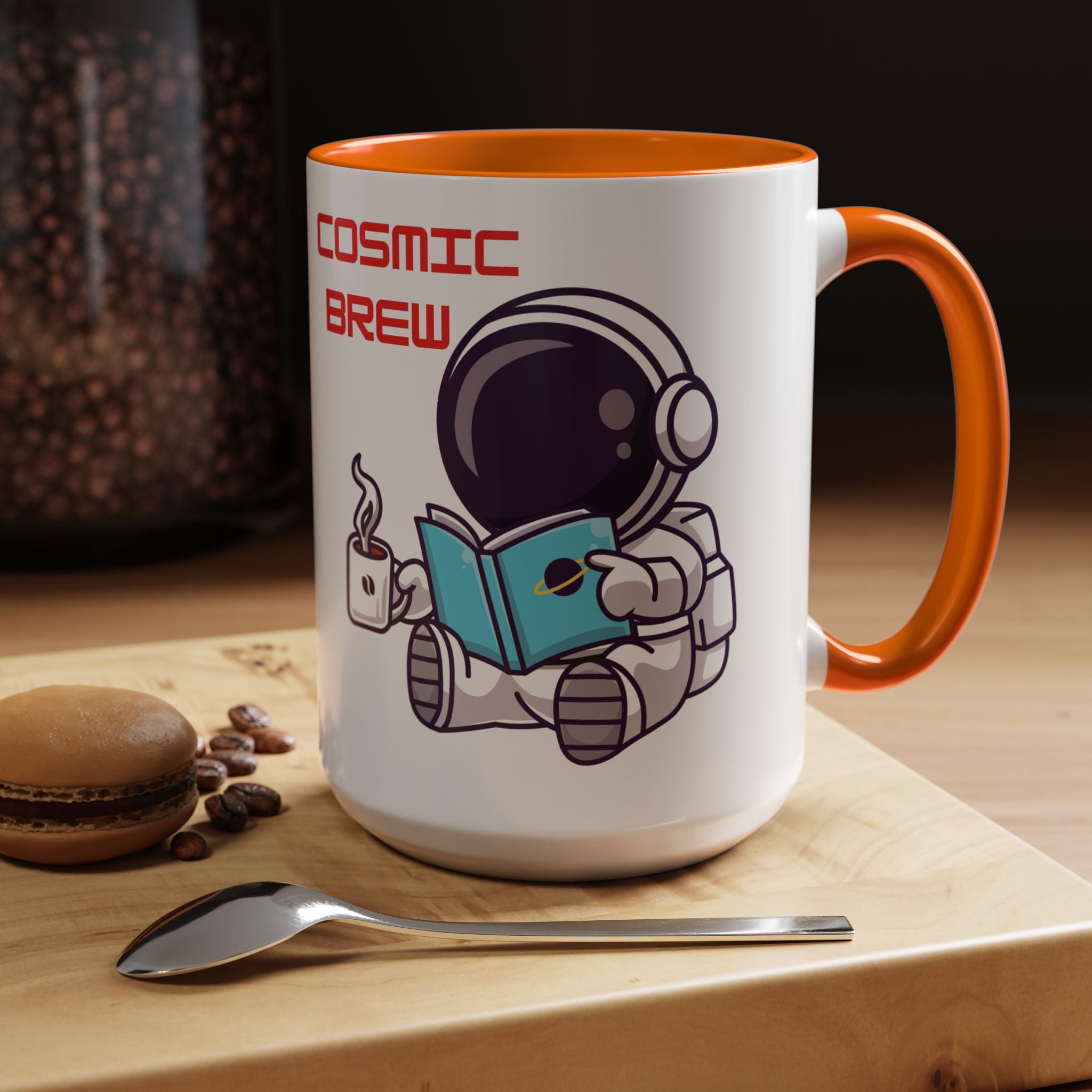 Cosmic Brew Astronaut Coffee Mug | Accent Ceramic Mug