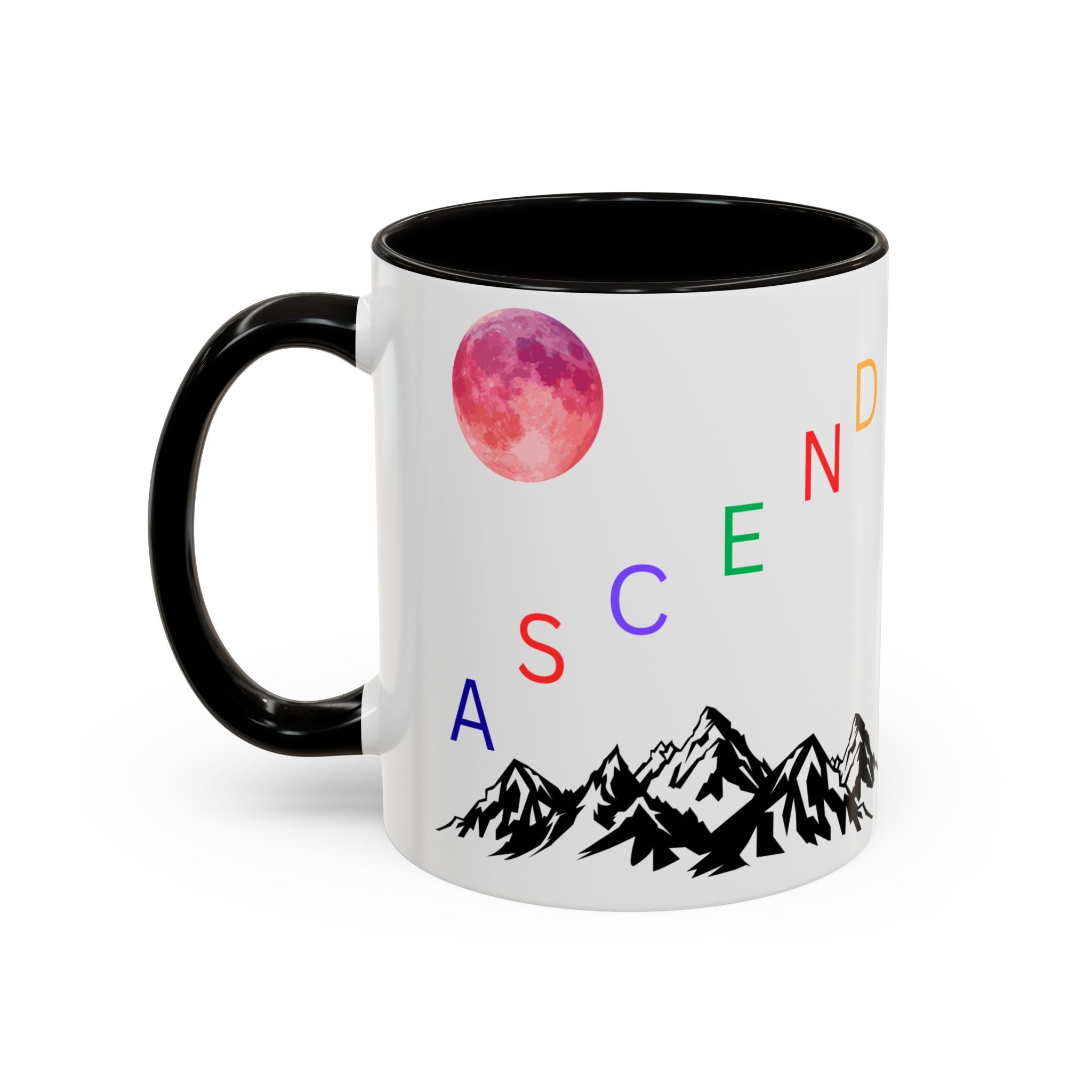 Ascend the Mountain Moon Ceramic Mug