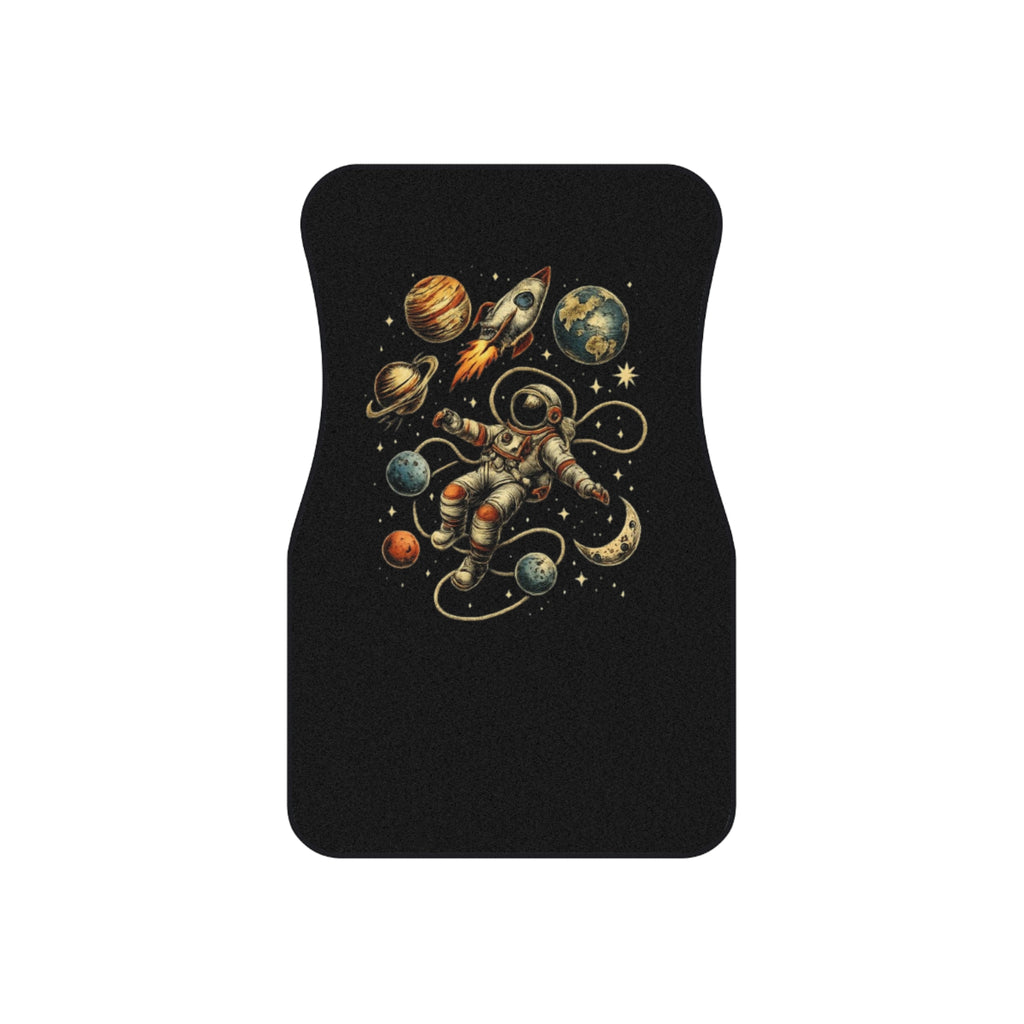 Car Mats Astronaut and Planets  | Space Rocket Floor Mats Set of 4
