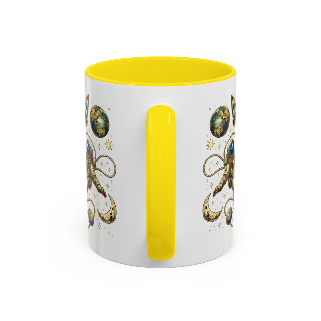 Astronaut in Space Coffee Mug | Rocket Planets Solar System
