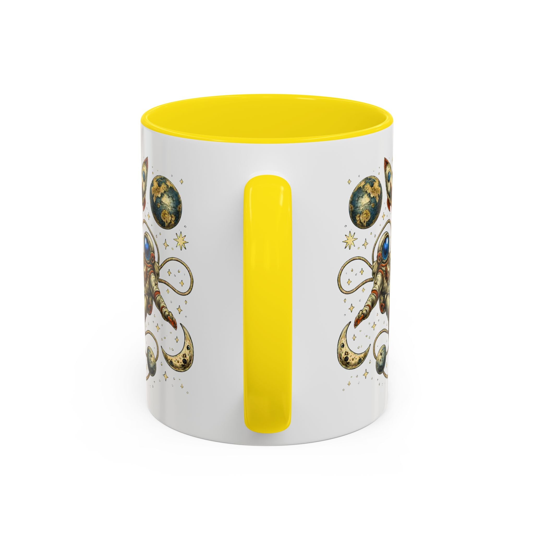 Astronaut in Space Coffee Mug | Rocket Planets Solar System