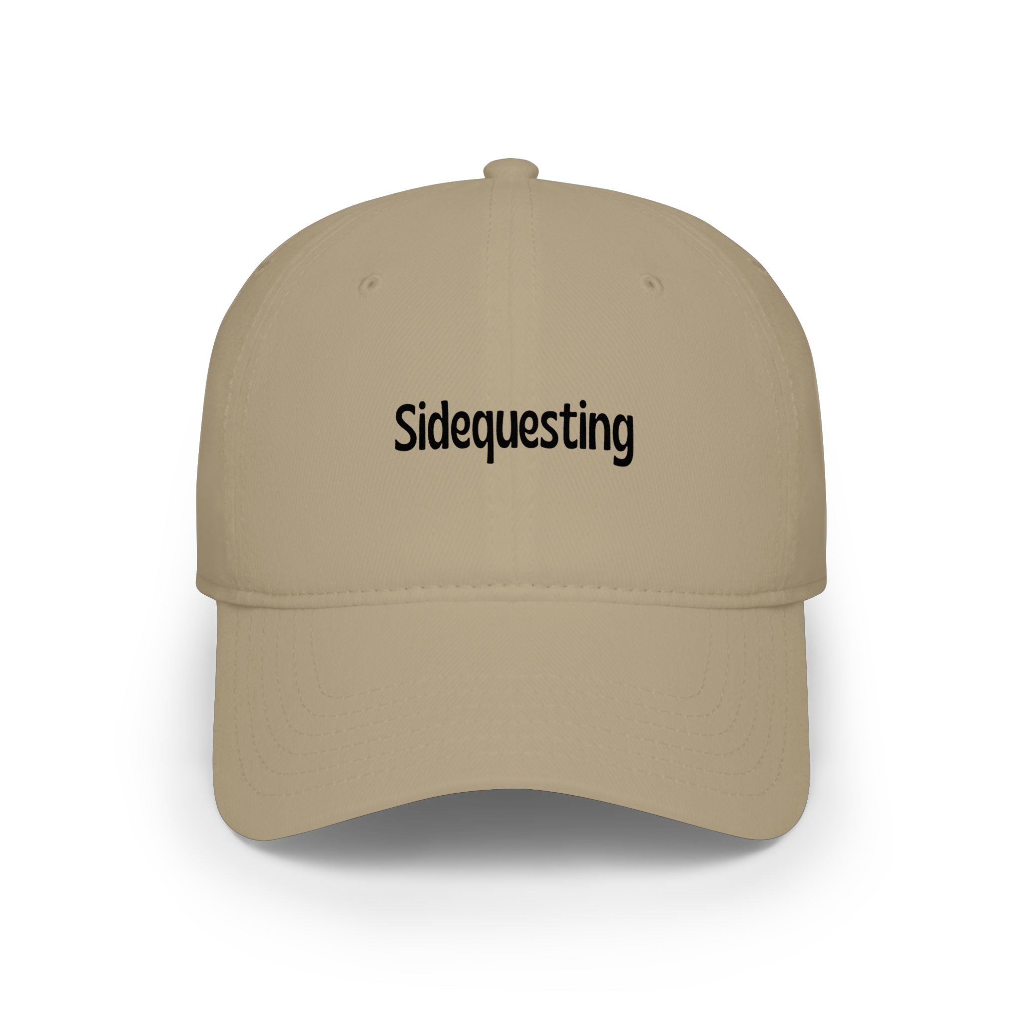 Sidequesting Baseball Cap — Low Profile Embroidered Dad Hat for Gamers