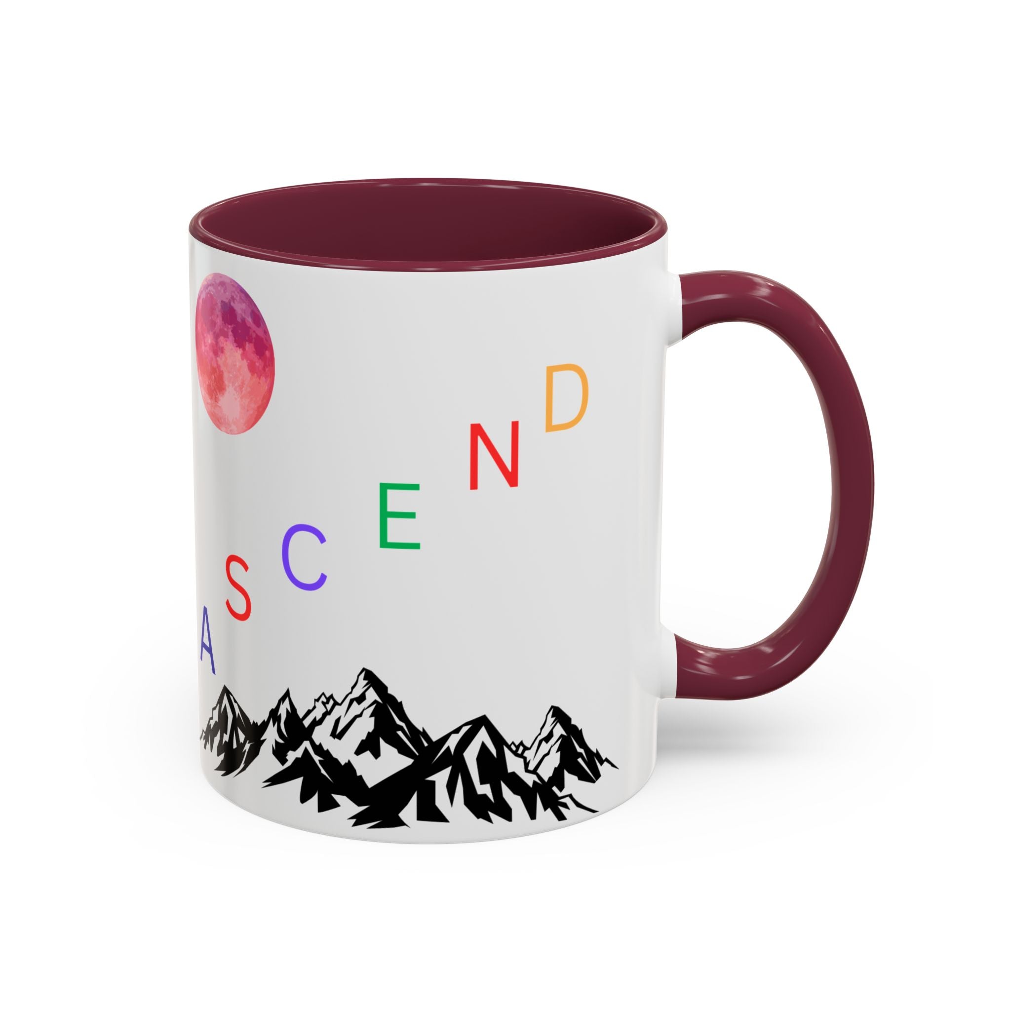 Ascend the Mountain Moon Ceramic Mug