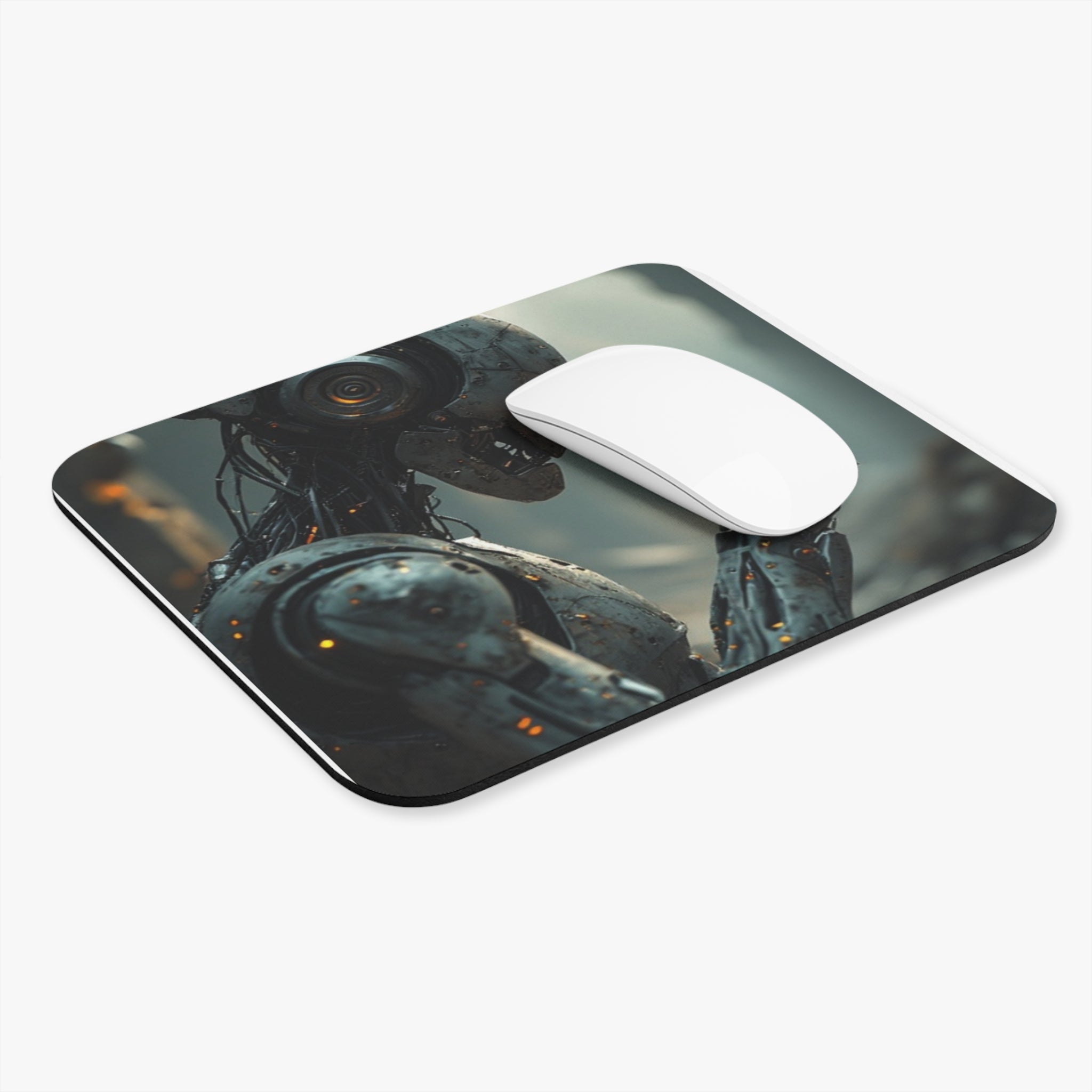 Robot Butterfly Mouse Pad