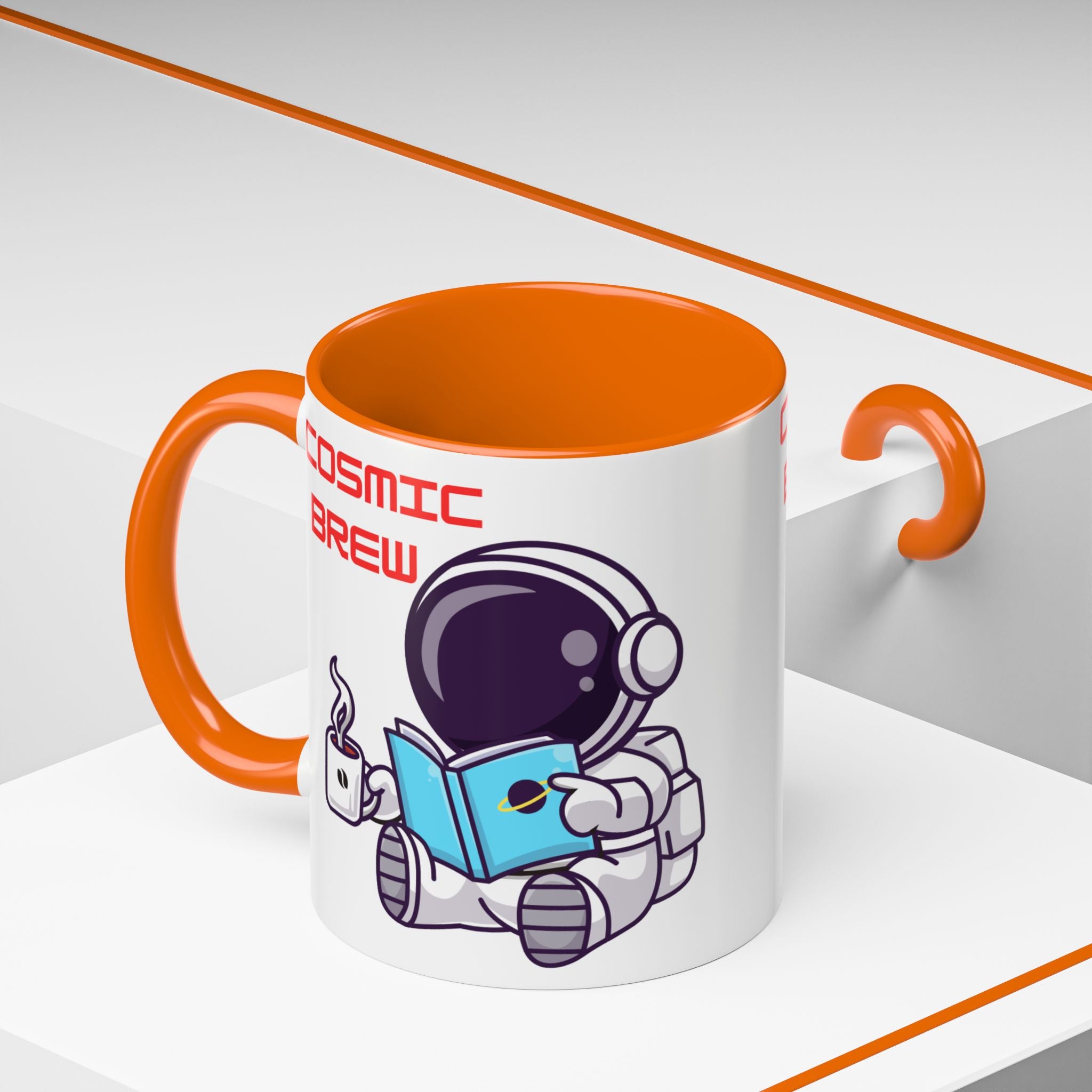 Cosmic Brew Astronaut Coffee Mug | Accent Ceramic Mug