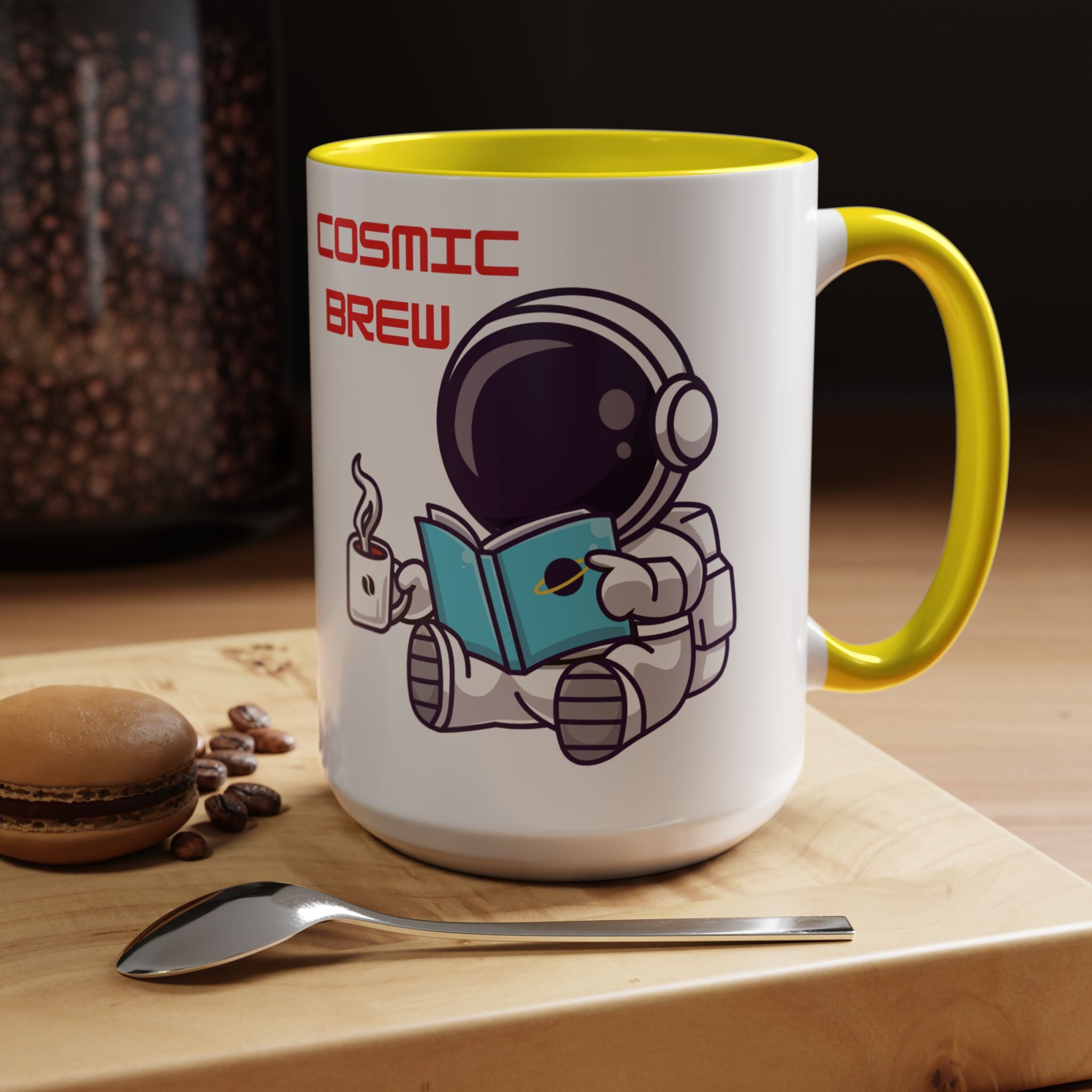 Cosmic Brew Astronaut Coffee Mug | Accent Ceramic Mug
