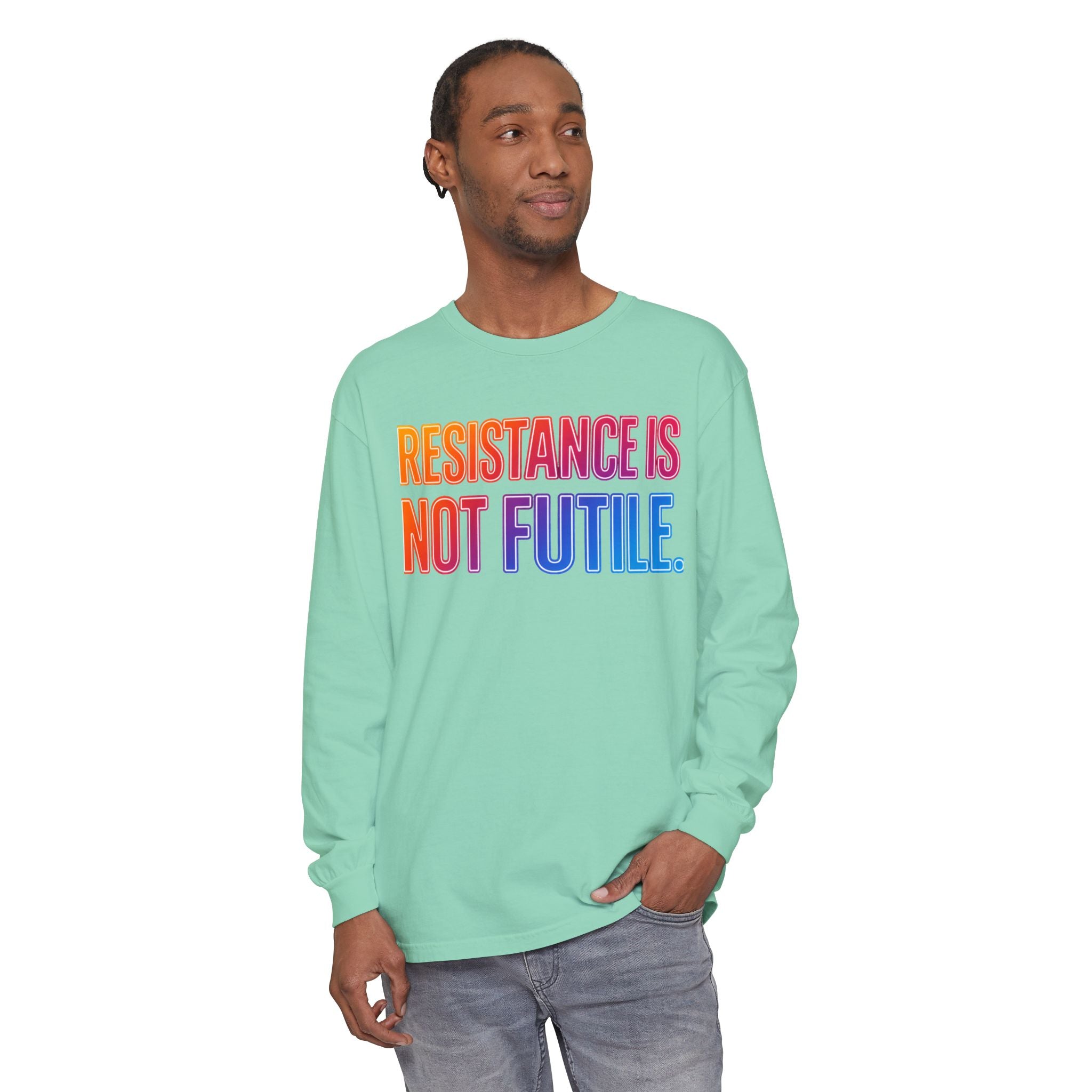 Resistance Is Not Futile Long Sleeve  Rally for Freedom Tee