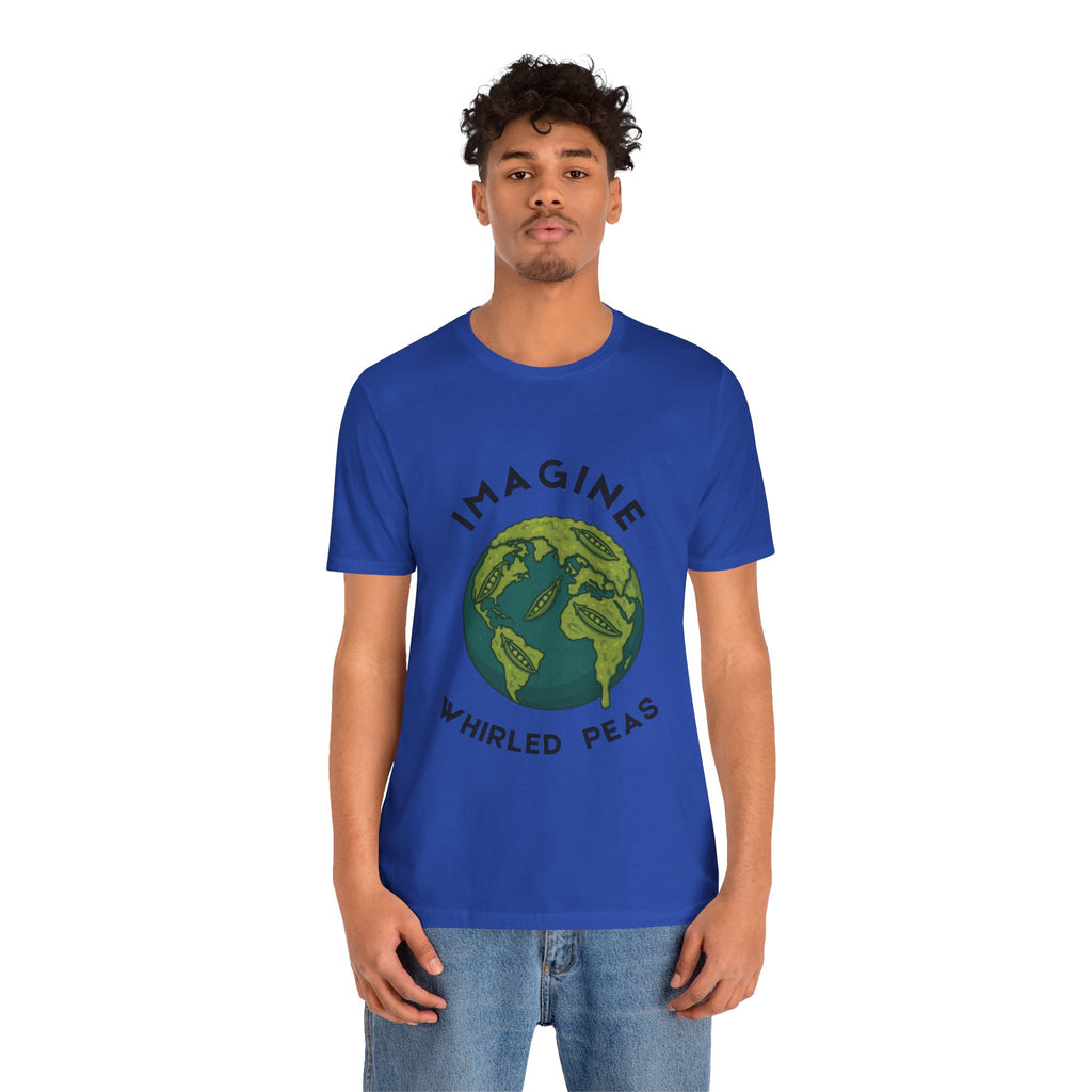 Imagine Whirled Peas Short Sleeve Tee, Eco-Friendly T-Shirt