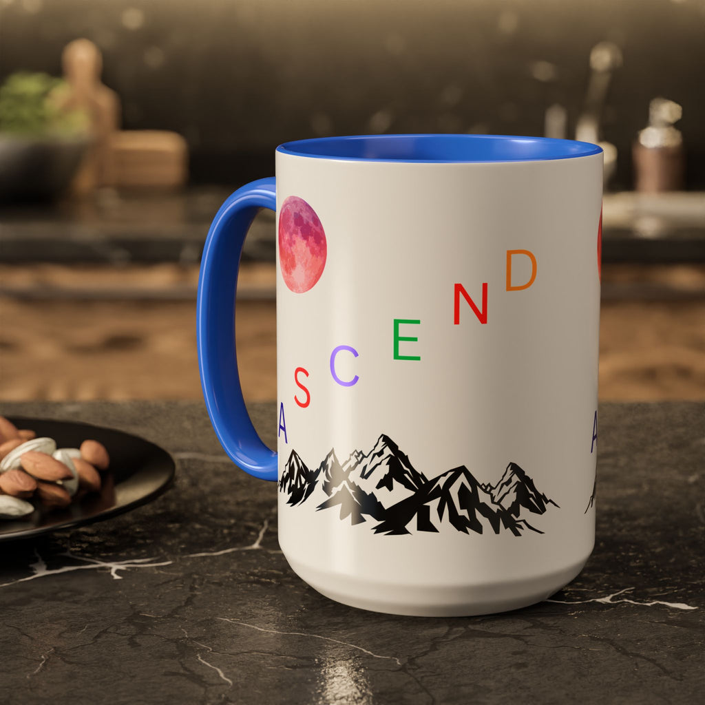 Ascend the Mountain Moon Ceramic Mug