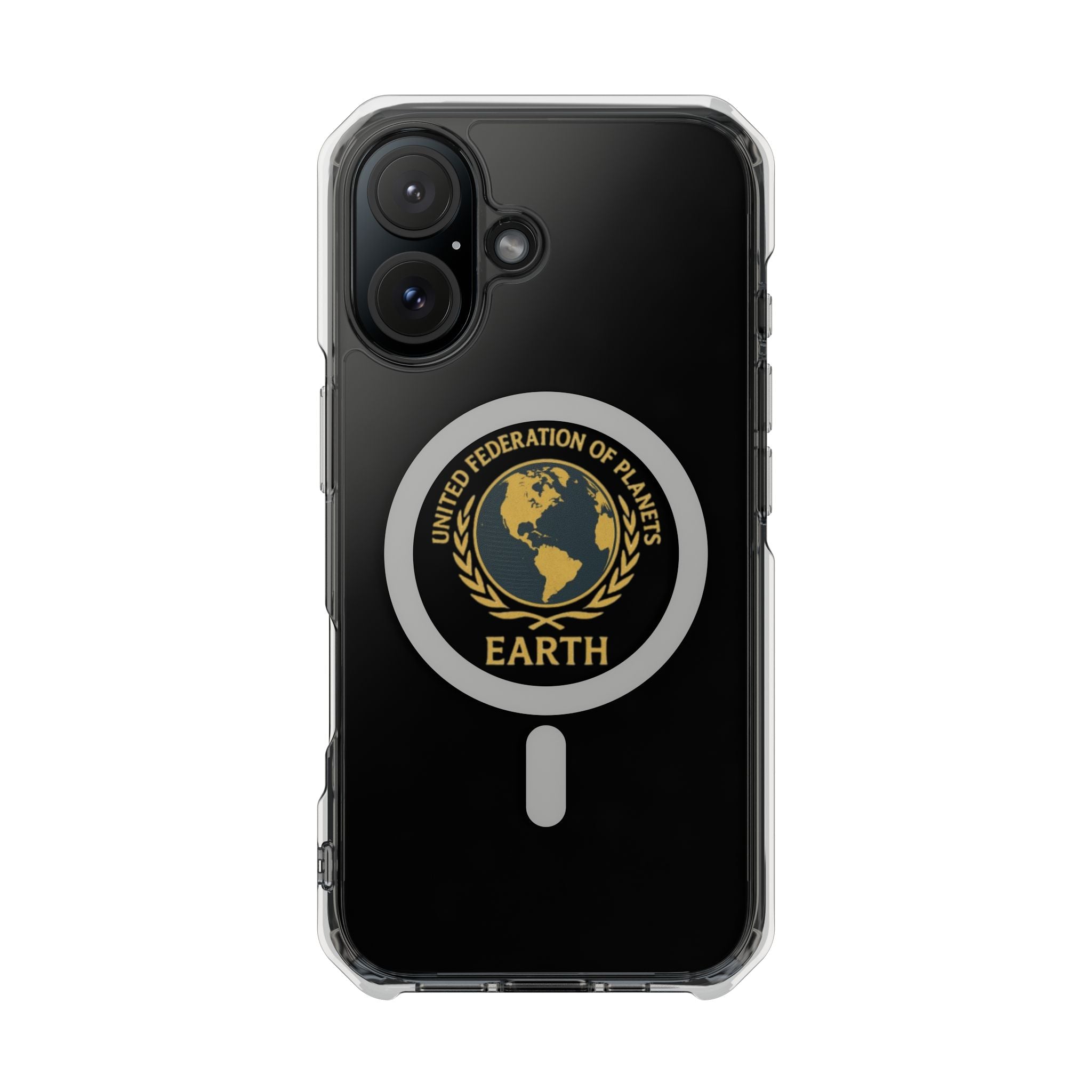 United Federation of Planets Earth Logo Magnetic Clear Case | Phone Case