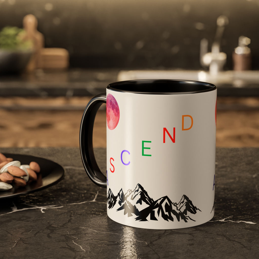 Ascend the Mountain Moon Ceramic Mug