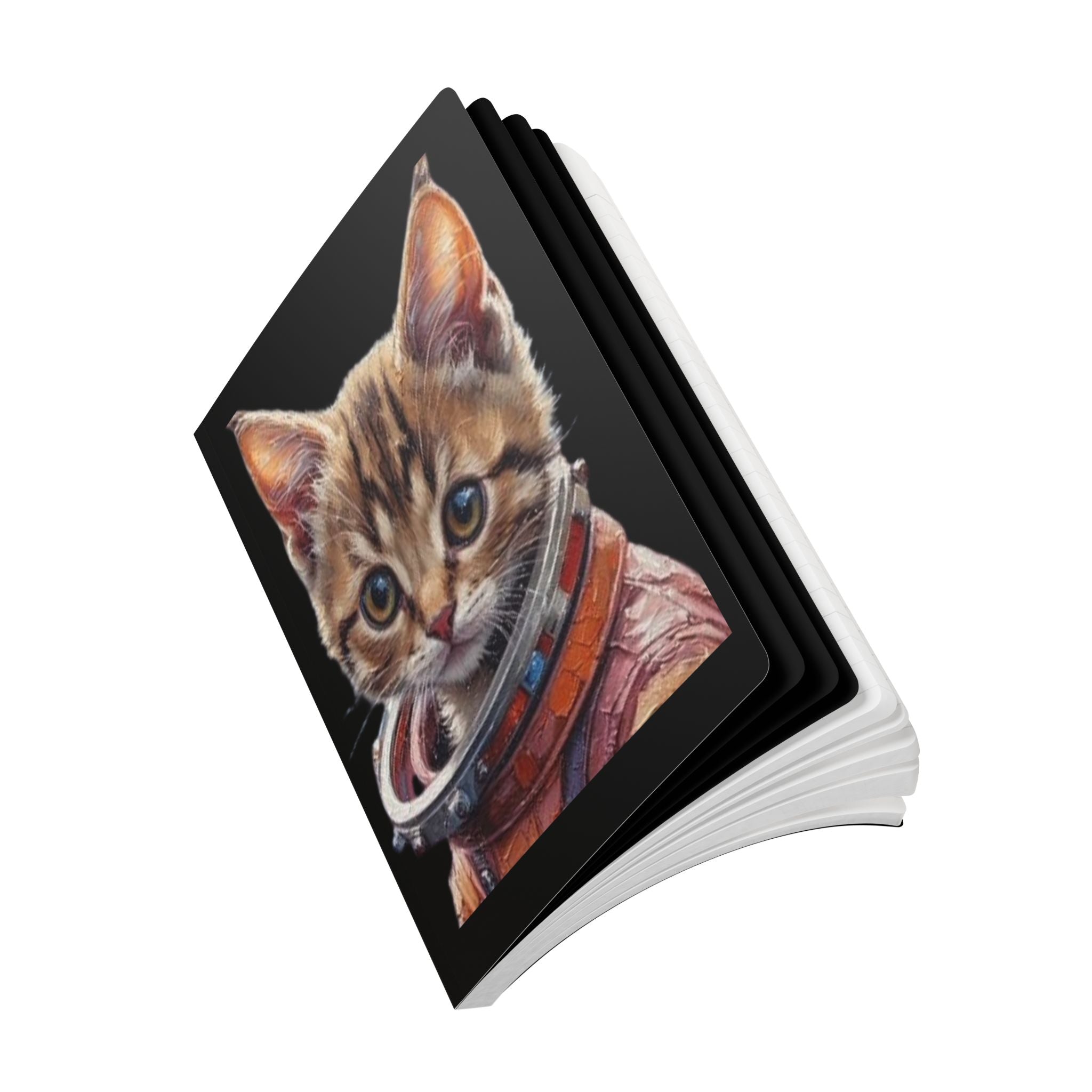 Astronaut Cat Hardcover Journal