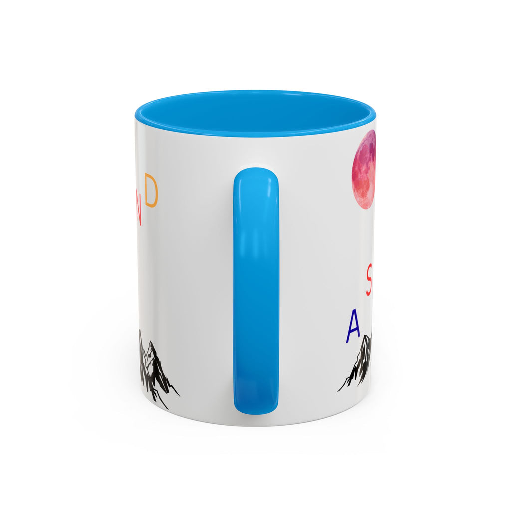 Ascend the Mountain Moon Ceramic Mug