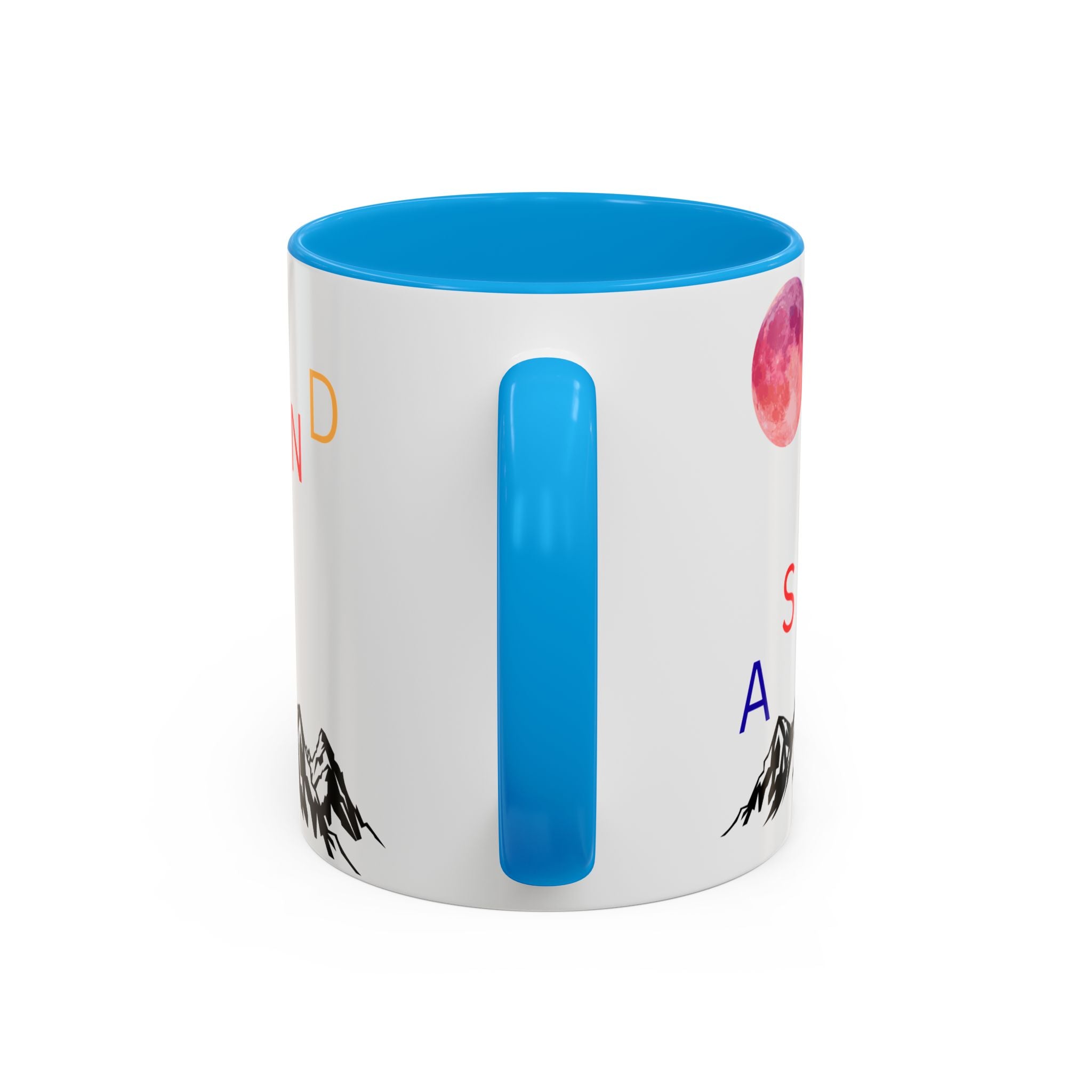 Ascend the Mountain Moon Ceramic Mug