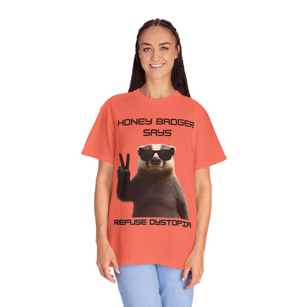 Honey Badger Refuse Dystopia T-Shirt