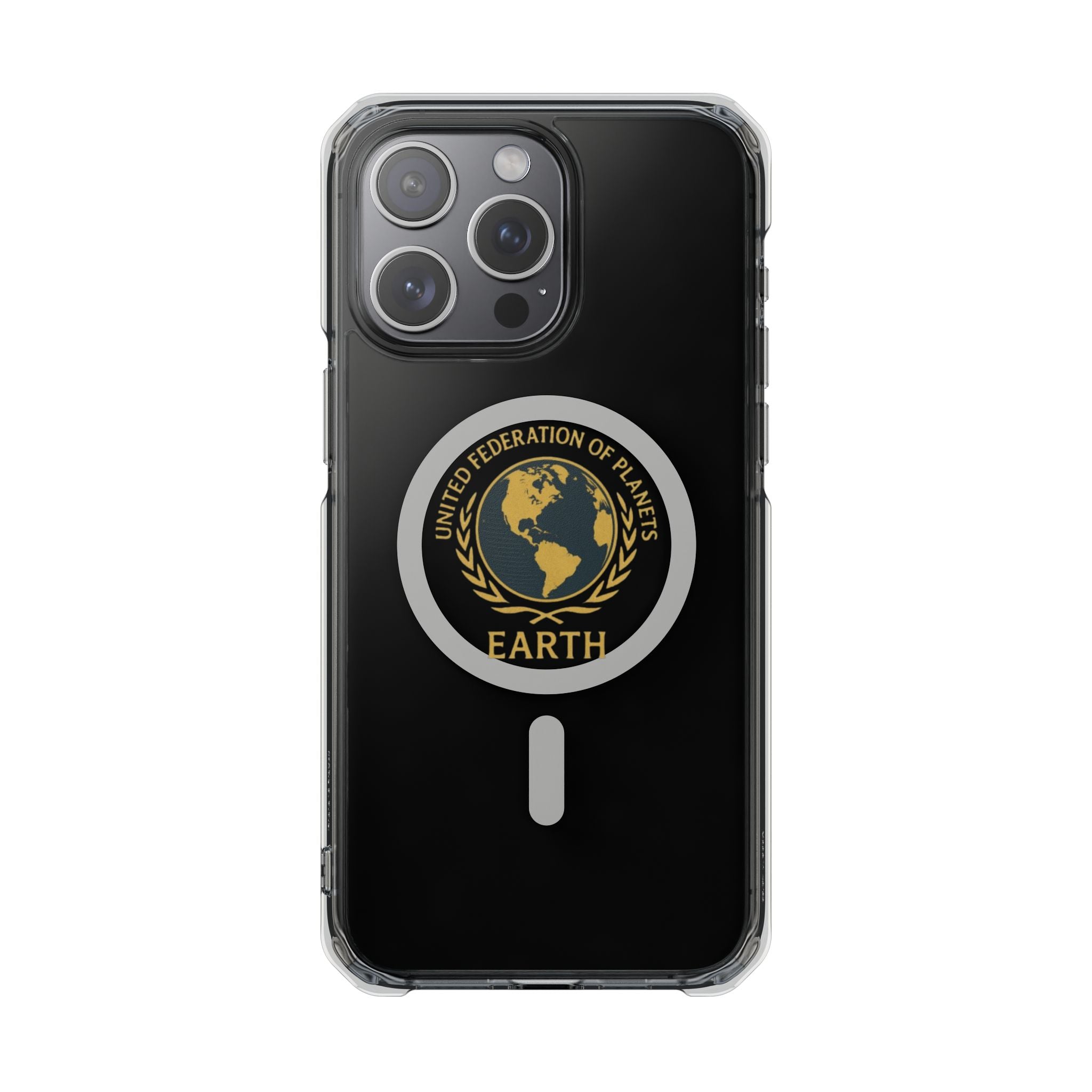 United Federation of Planets Earth Logo Magnetic Clear Case | Phone Case