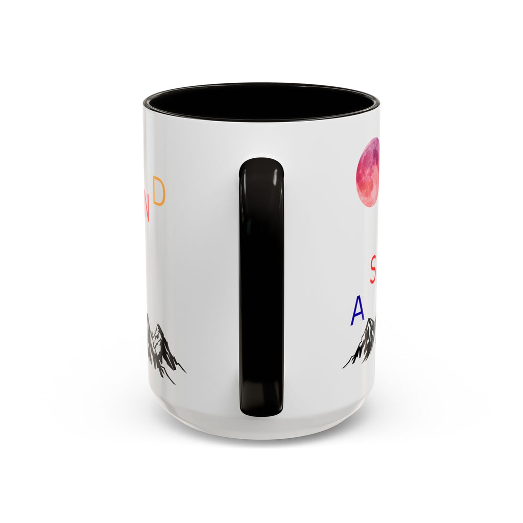 Ascend the Mountain Moon Ceramic Mug