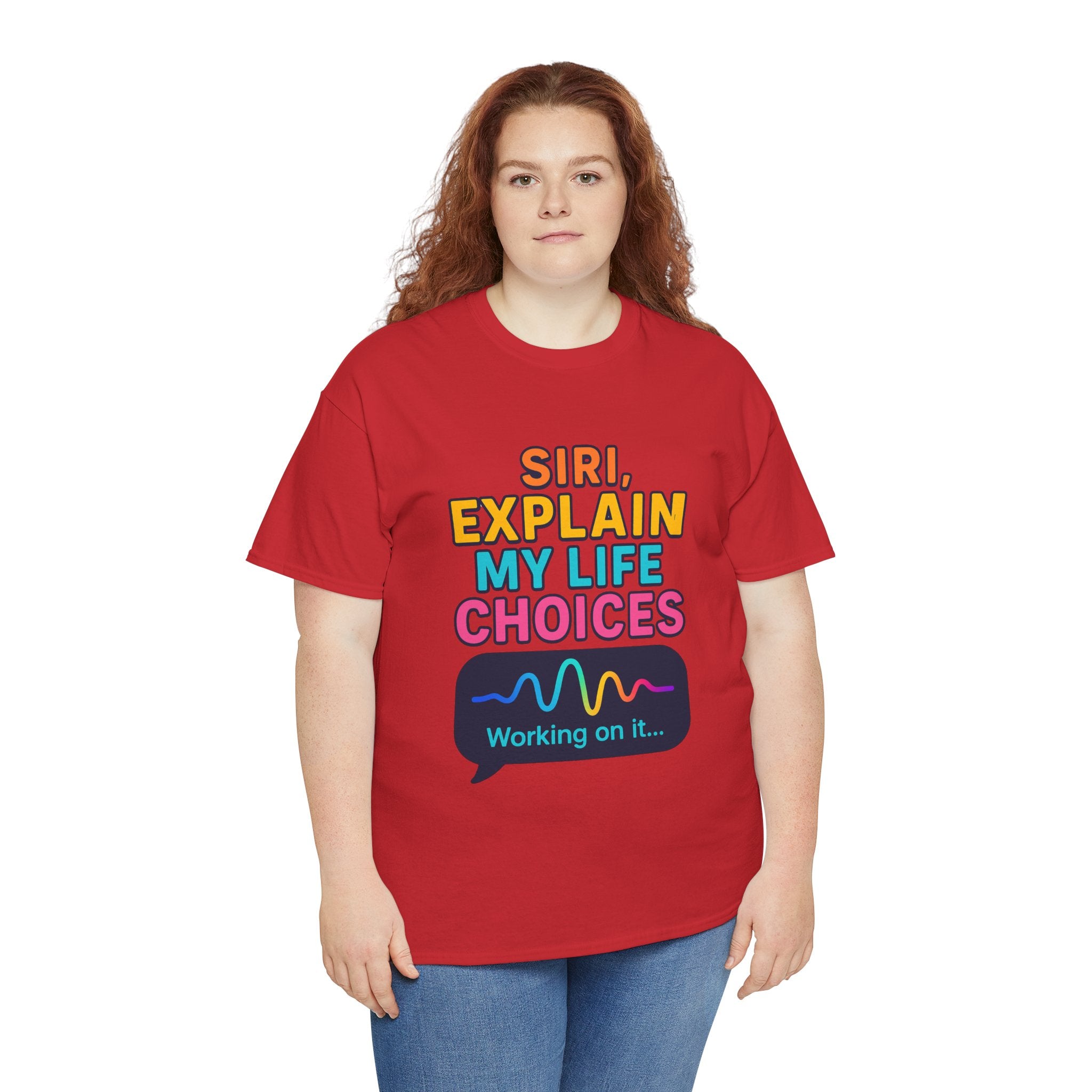 Siri Explain My Life Choices T-Shirt | Funny Tech Quote Tee