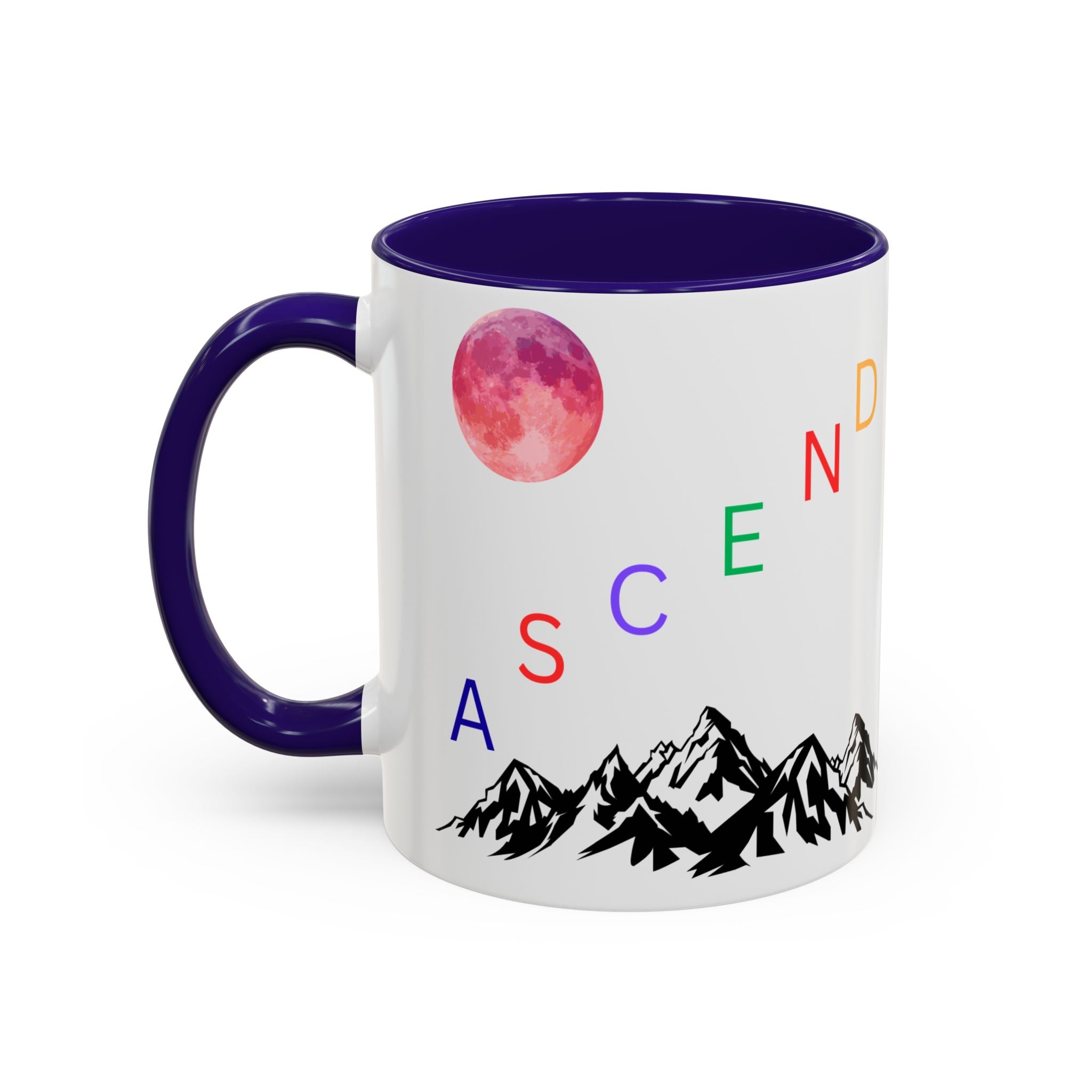 Ascend the Mountain Moon Ceramic Mug