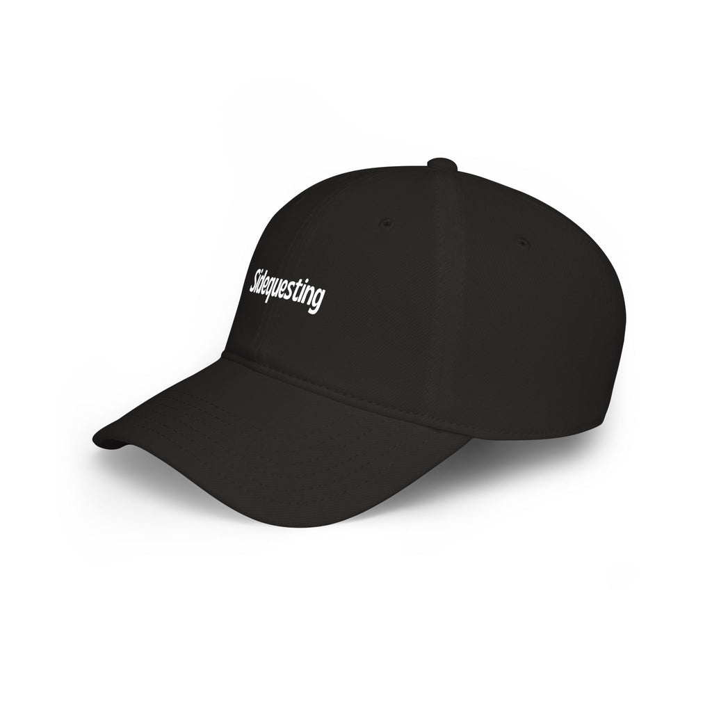 Sidequesting Baseball Cap — Low Profile Embroidered Dad Hat for Gamers