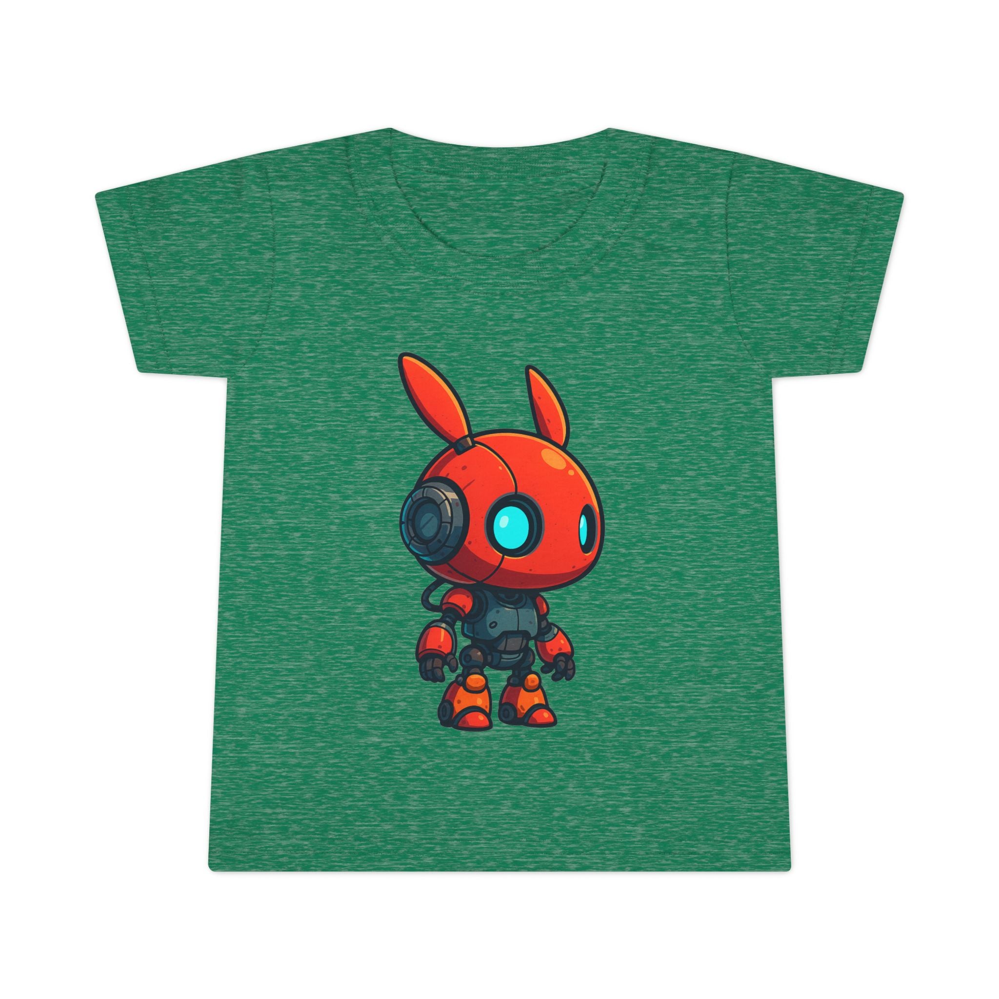 Happy RobotToddler T-shirt | Cute Sci-Fi Bunny Robot, Kids Tee