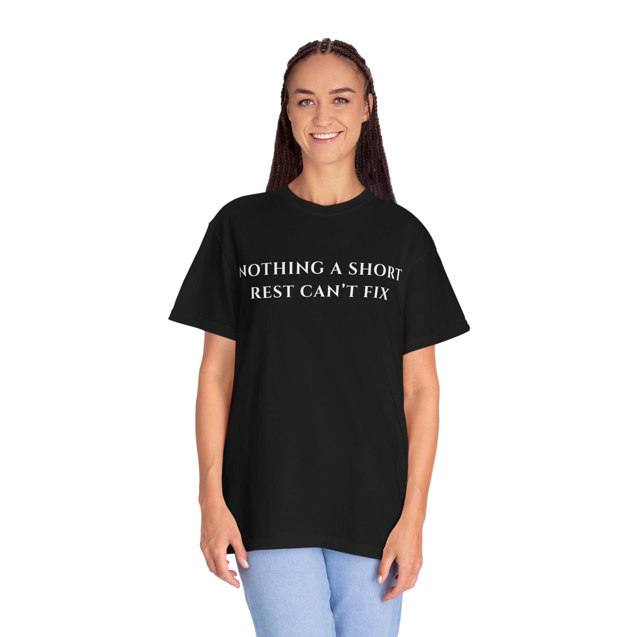 Nothing a Short Rest Can't Fix funny D and D  Comfort Colors tee