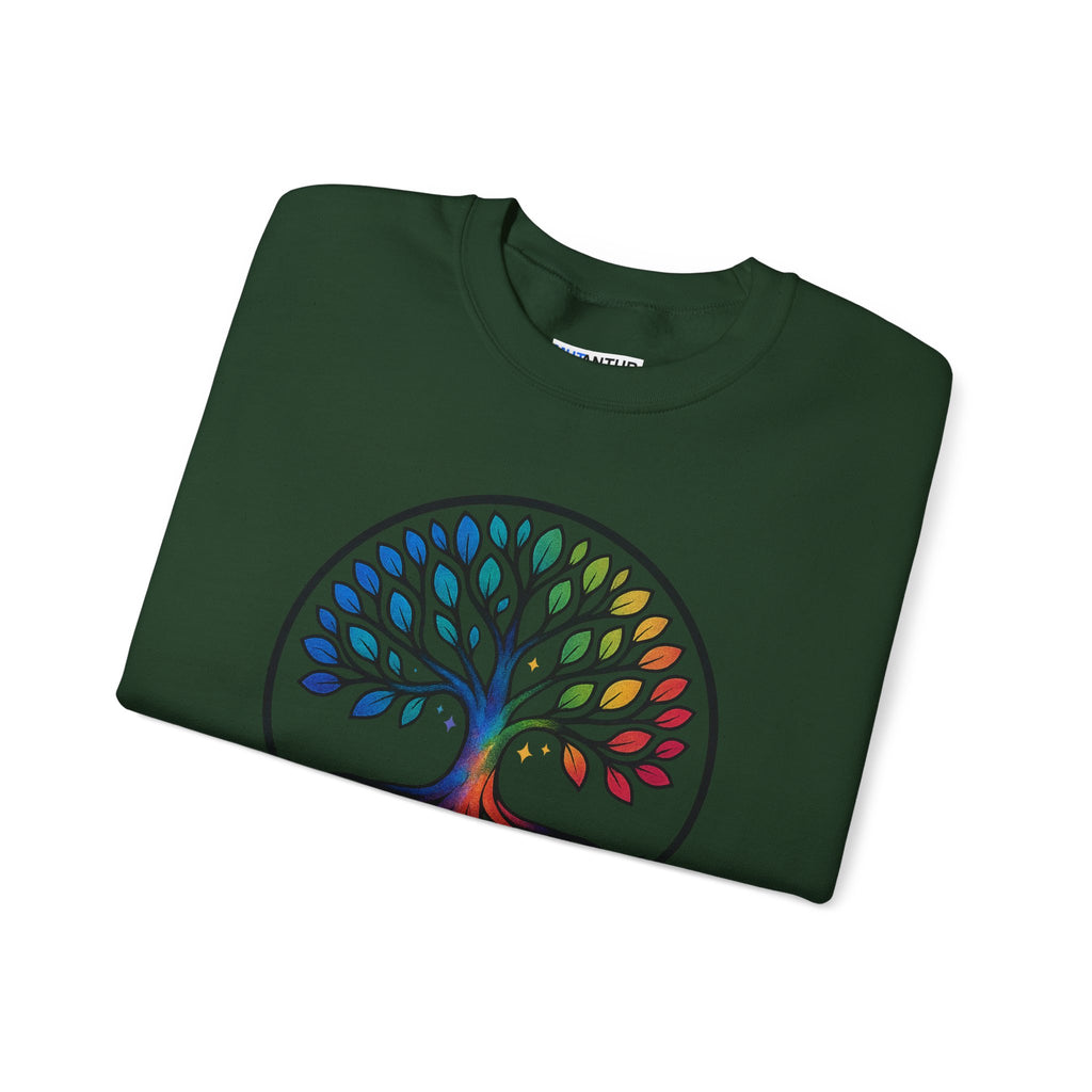 Rainbow Tree of Life Graphic Crewneck sweatshirt
