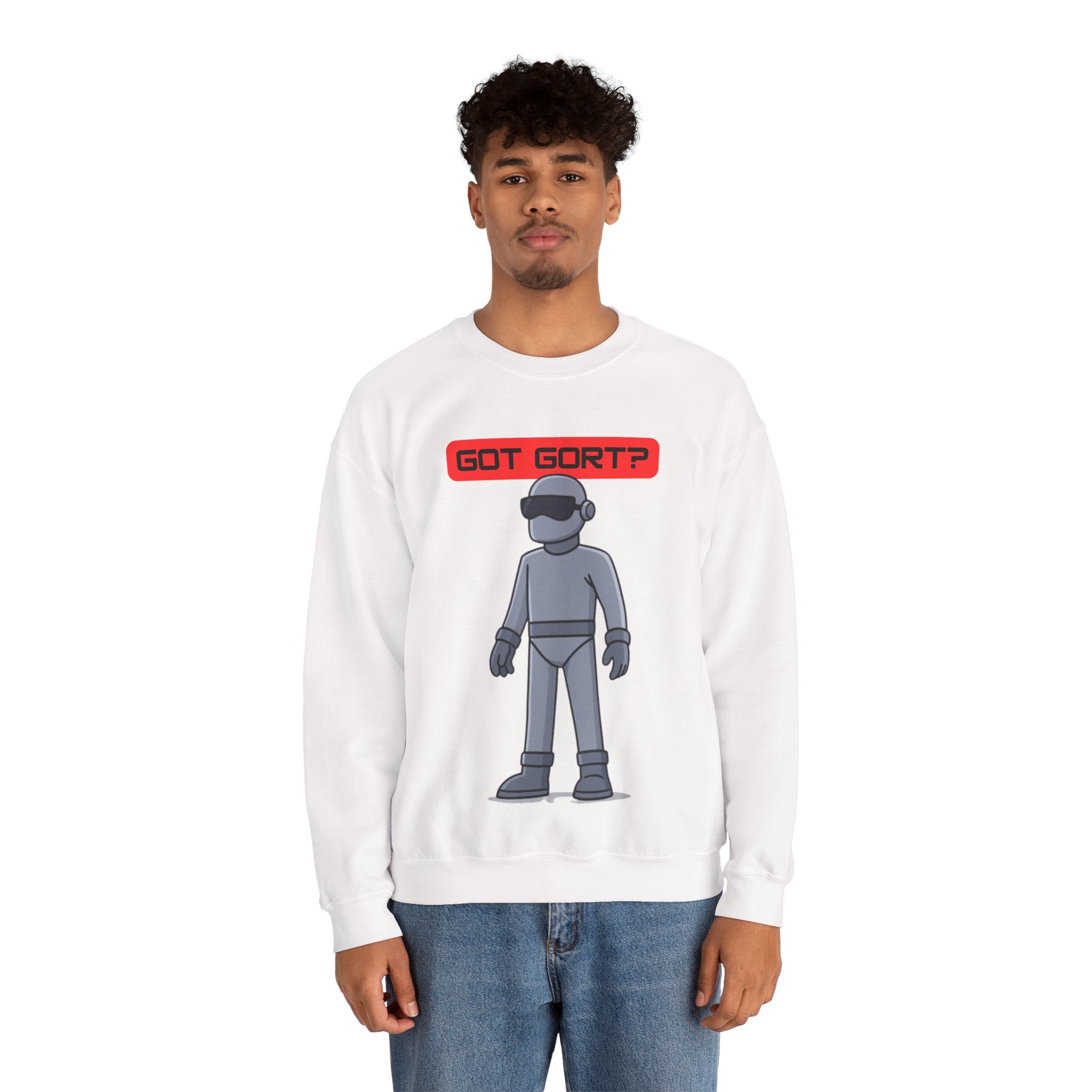 Got Gort? Unisex Crewneck Sweatshirt - Cool Casual Wear, Fun Graphic Hoodie, Perfect Gift for Friends, Everyday Comfort